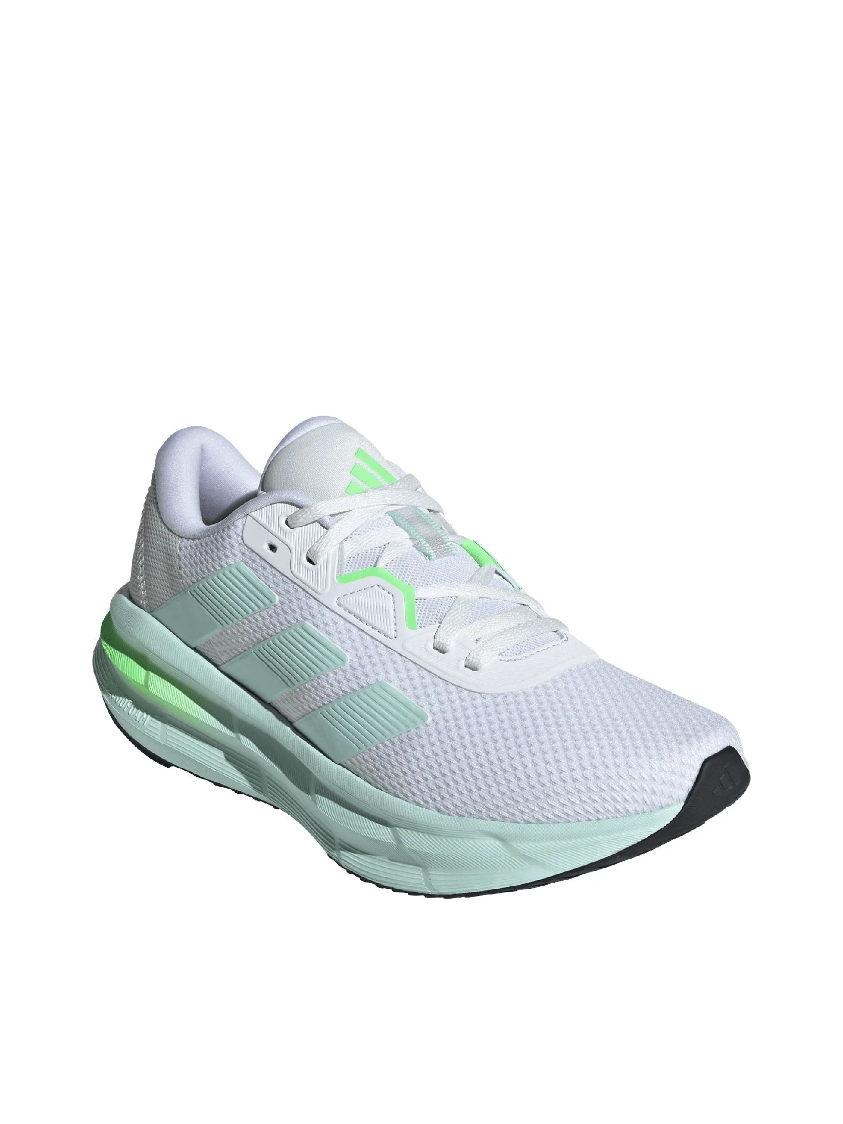 ADIDAS Women Running Shoes Galaxy 7 JQ2610 White / Ftwr White / Lime Burst / Halo Mint