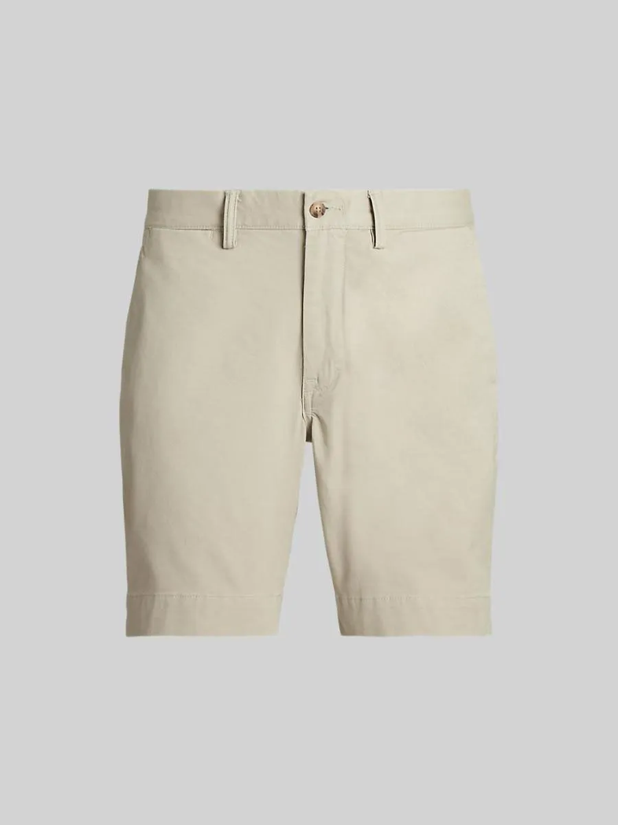 POLO RALPH LAUREN Men Shorts-8-Inch Stretch Straight Fit Chino Short MNPOSHO14G20214-Light Beige-270