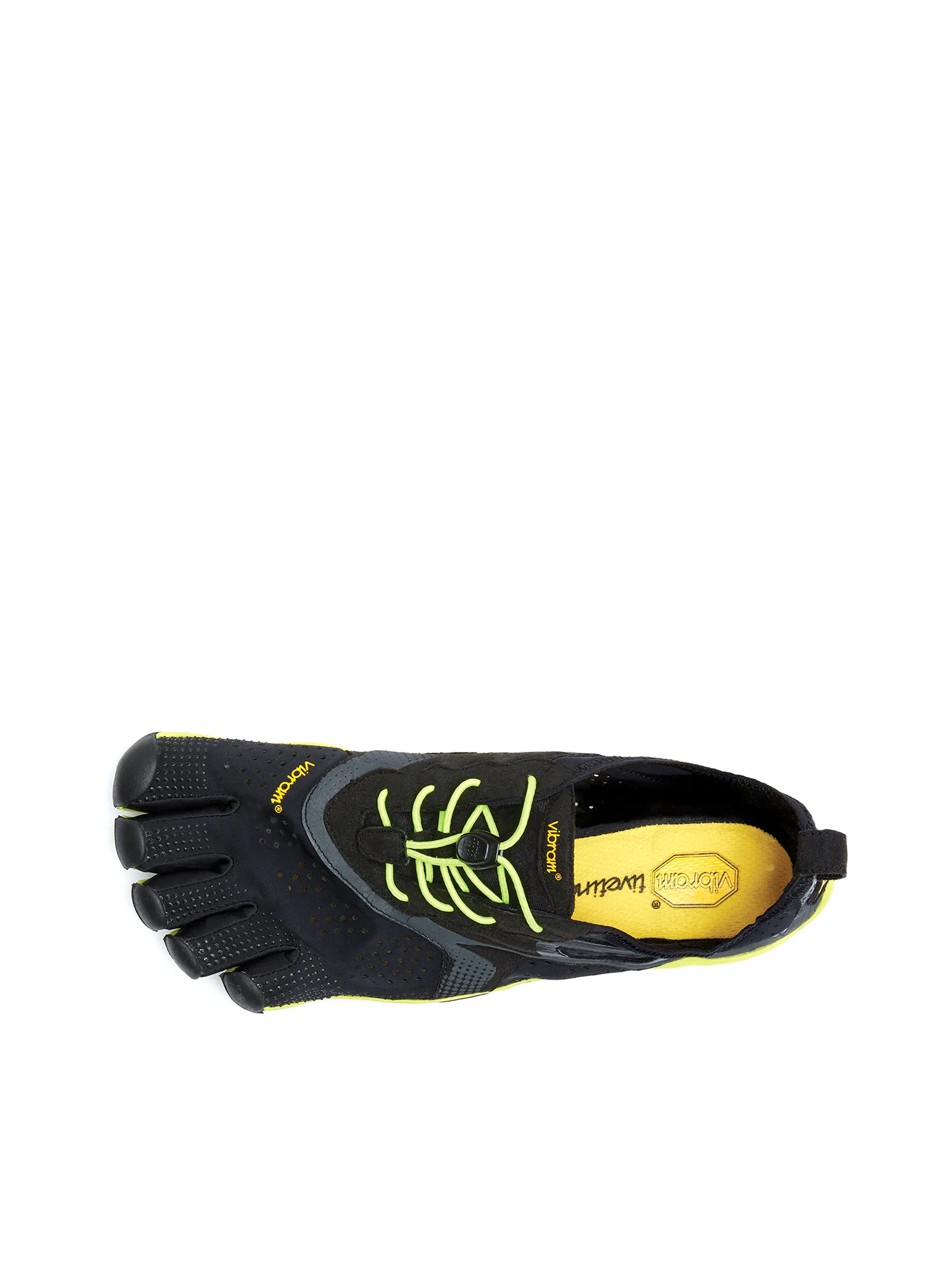 VIBRAM FIVEFINGERS Men Running Shoes VFF V-Run Black/Yellow