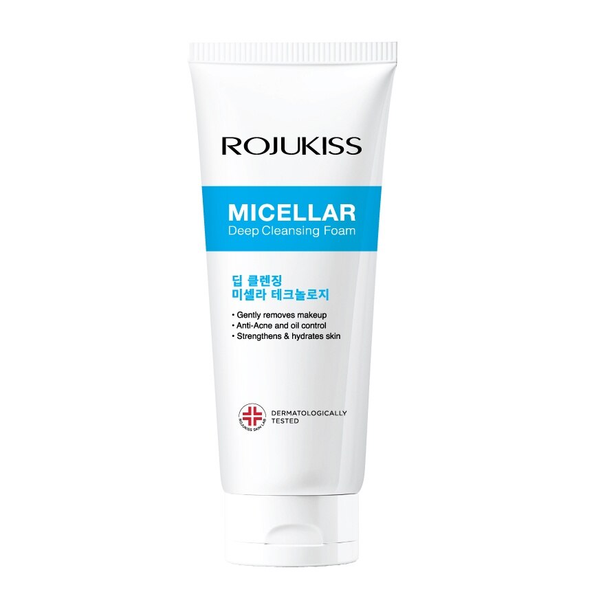 Rojukiss Micellar Deep Cleansing Foam 200 G. - Blue