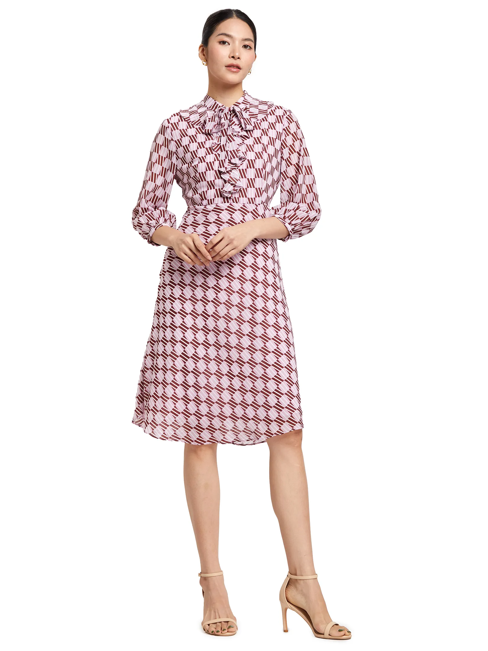 EXPRESSIONS Women Dress Long Sleeves Print