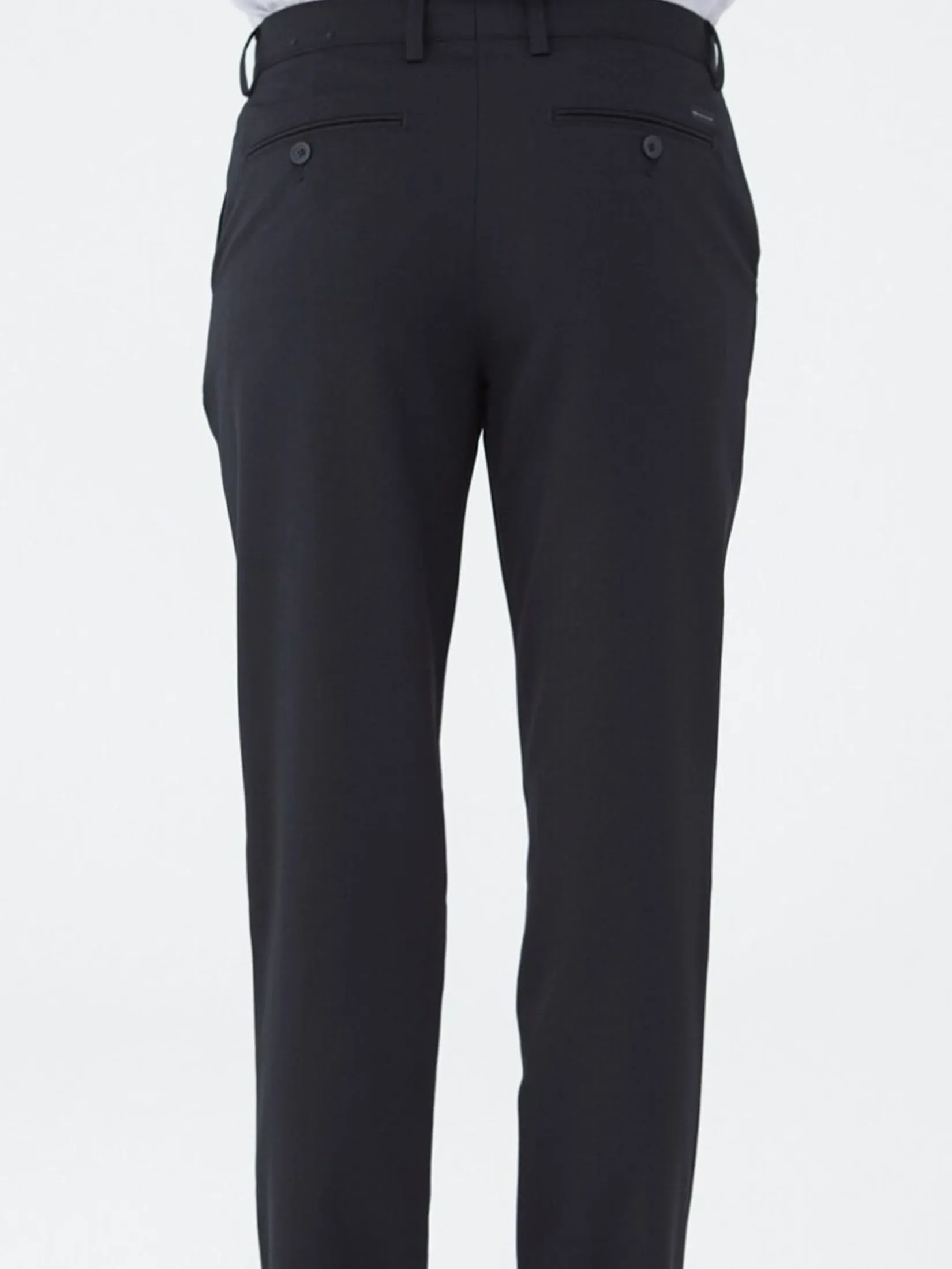 ARROW Men s Pants Smart Fit Flat-Front MSCM8A4-BL Black