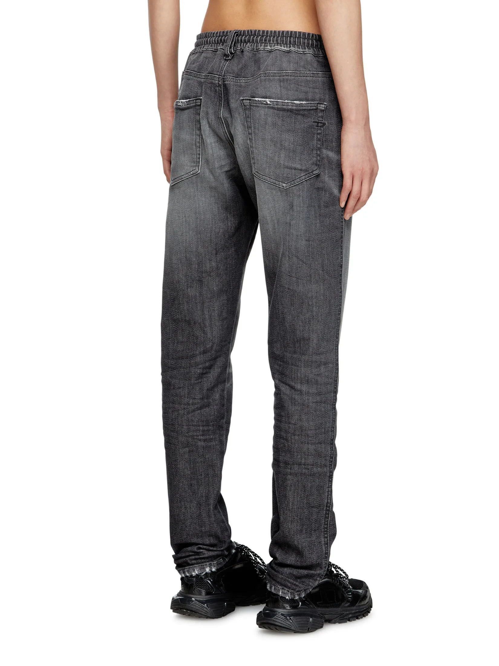 DIESEL Jeans Pants Men 2062 D-STRUKT-B JOGG Sweat jea Black