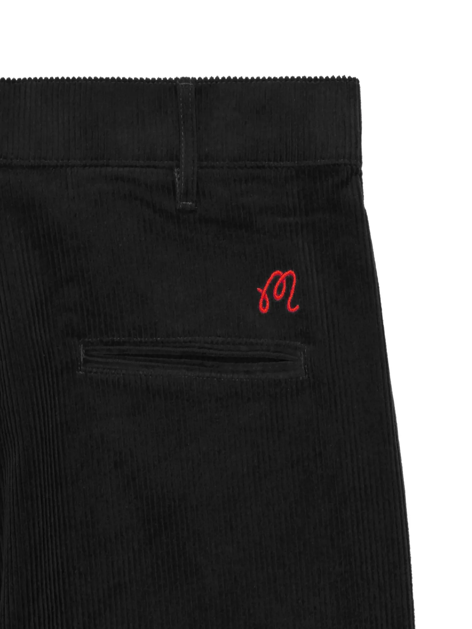 MALBON GOLF GOLF&SKI CORDUROY PANTS IN BLACK