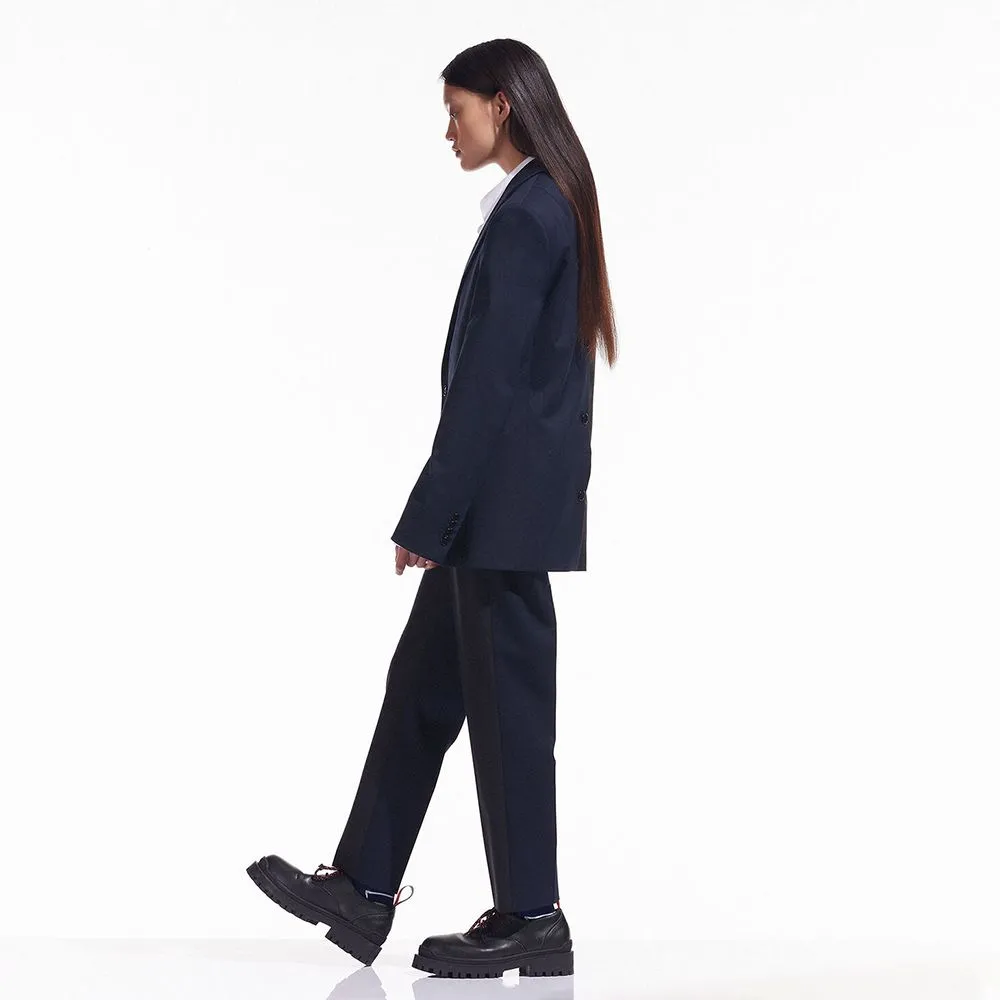 KARL LAGERFELD CARA LOVES KARL Bi-Color Blazer – Grey & Navy