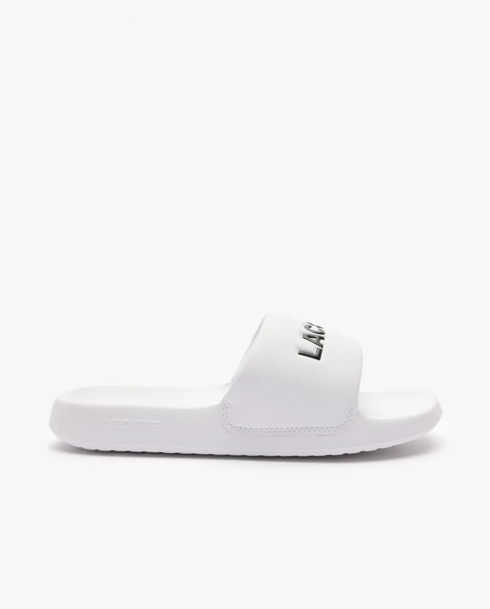 LACOSTE White Women’s Serve Slide 1.0 Fabric