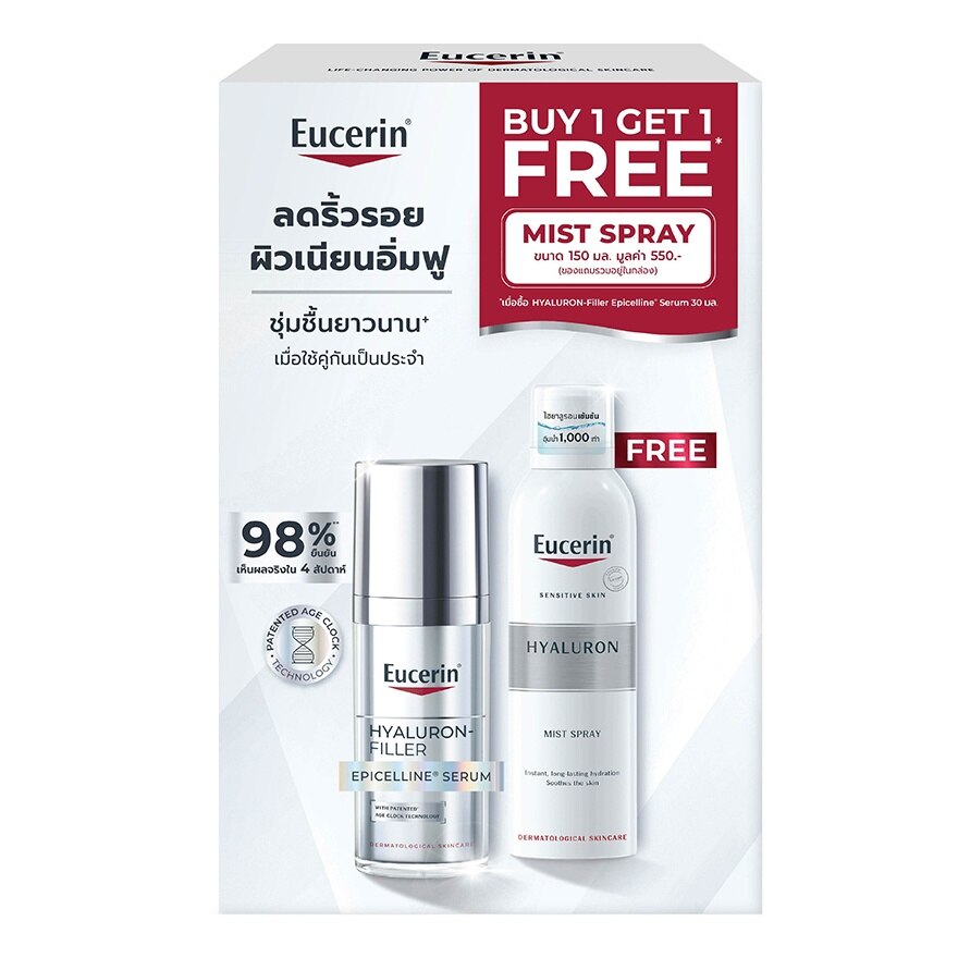 Eucerin Epicelline Serum 30 ml.  Hyaluron Mist Spray 150 ml.