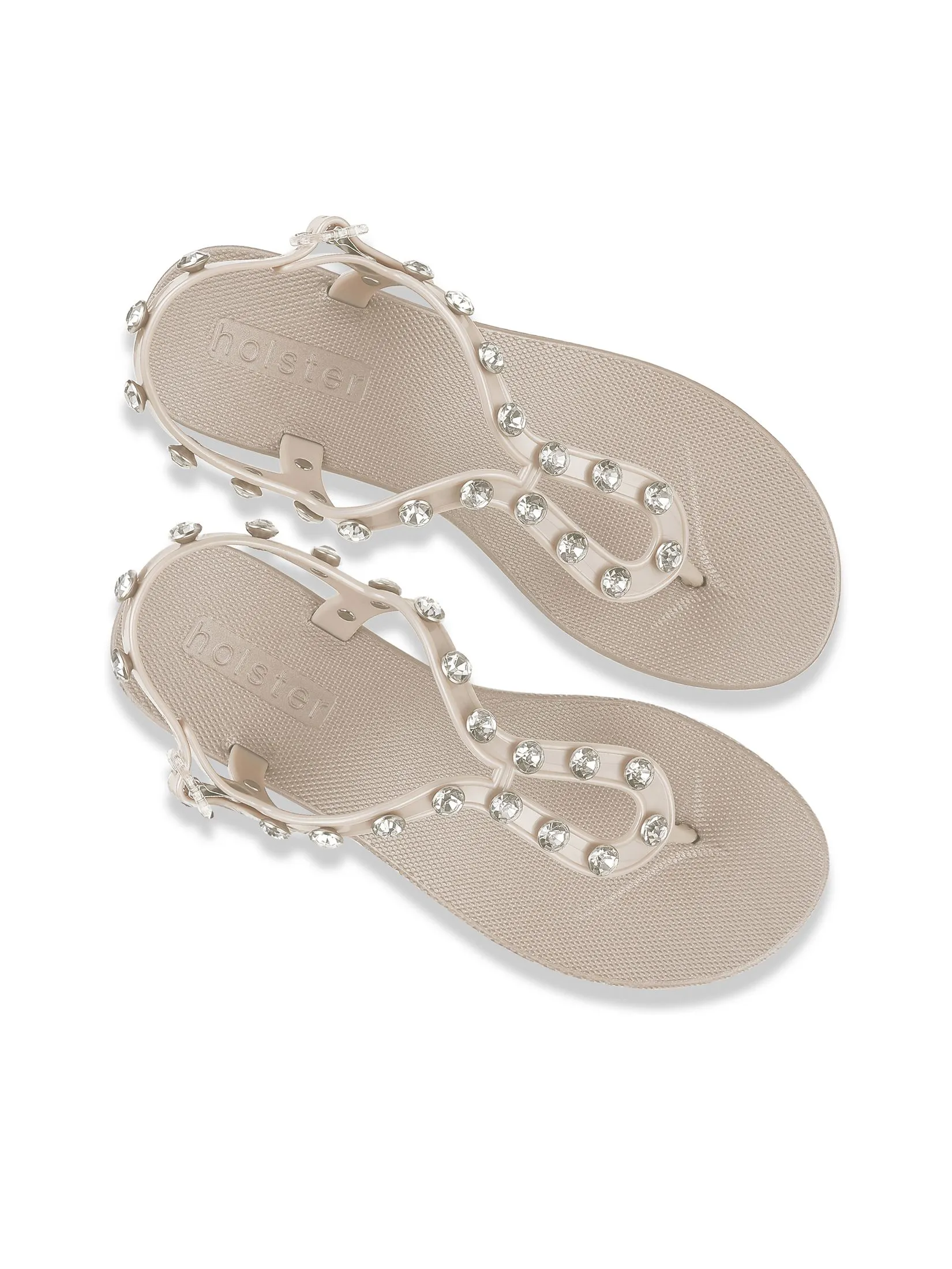 HOLSTER Women Sandals Supernova Wedge Solid Champagne