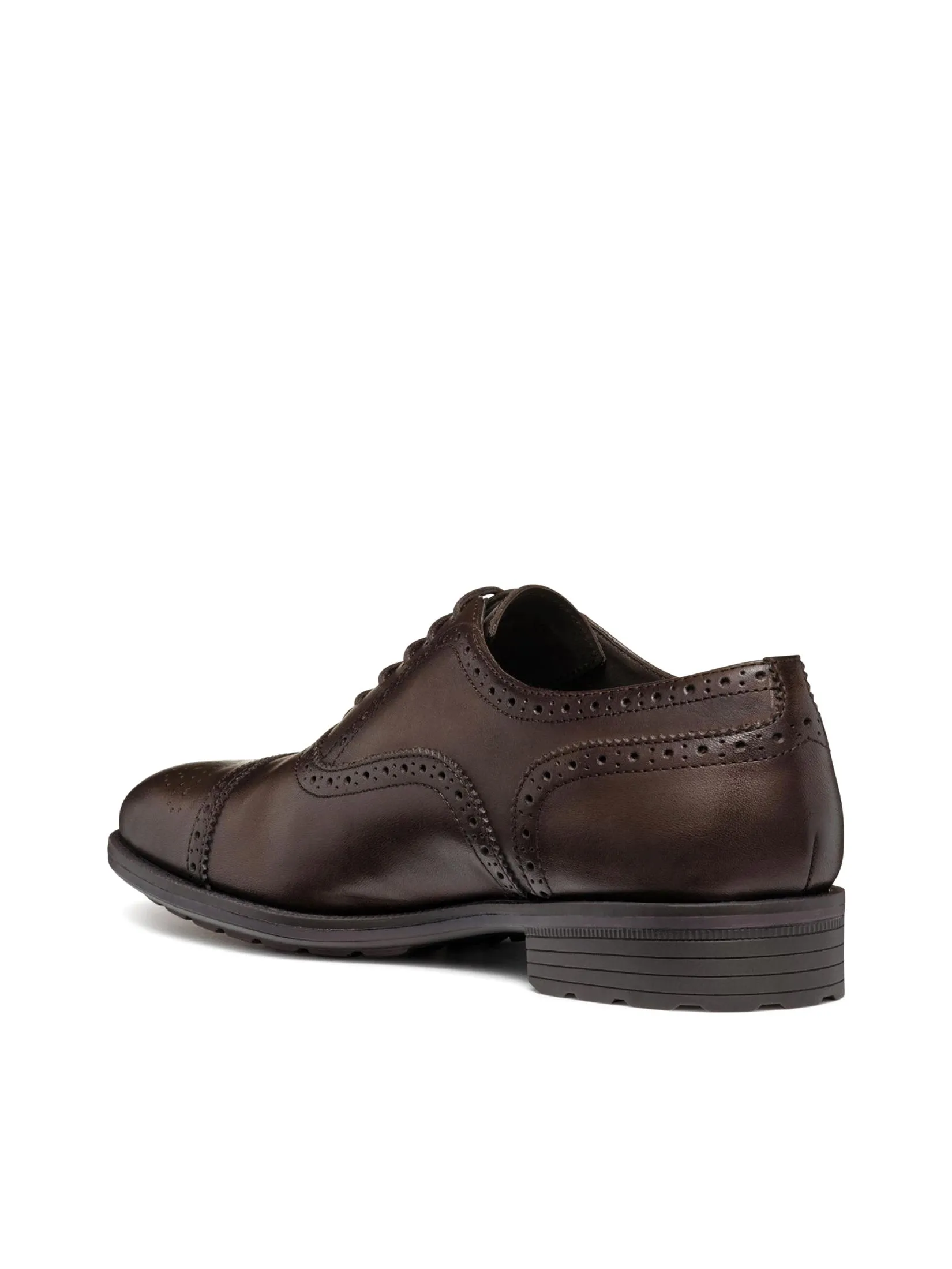 GEOX Men Leather Shoes U Walk Pleasure F