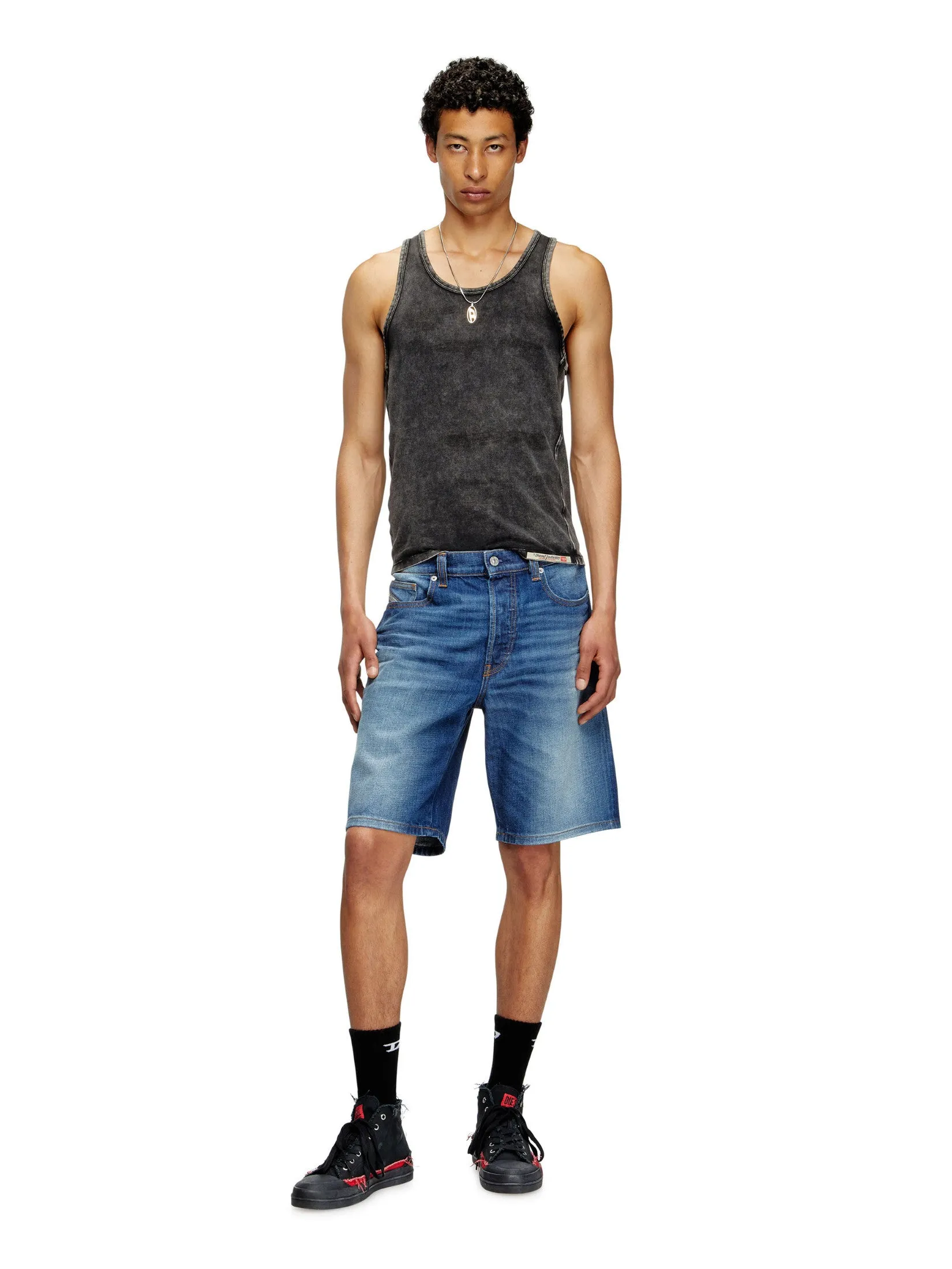 DIESEL Jeans Shorts Men REGULAR-SHORT SHORTS Blue