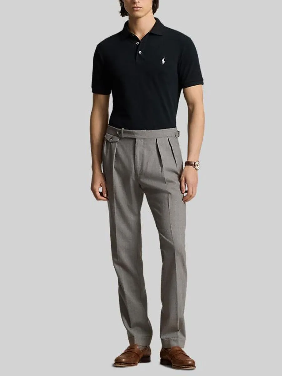 POLO RALPH LAUREN Men Polo-Custom Slim Fit Stretch Mesh Polo Shirt MNPOKNI1N822990-Black