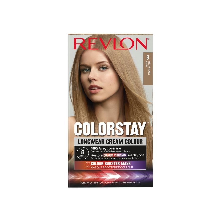 Revlon Cream Colour Colorstay Longwear No.8 Medium Blonde - 8 Medium Blonde