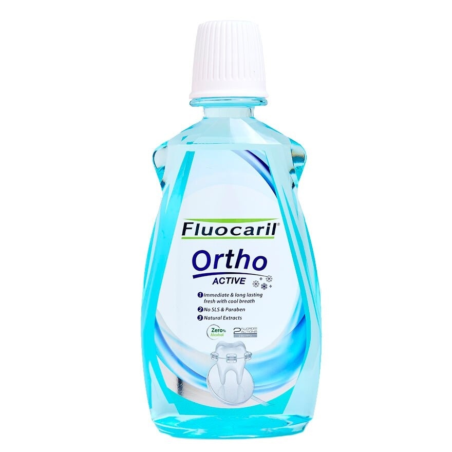 Fluocaril Mouthwash Ortho Active  500 Ml.