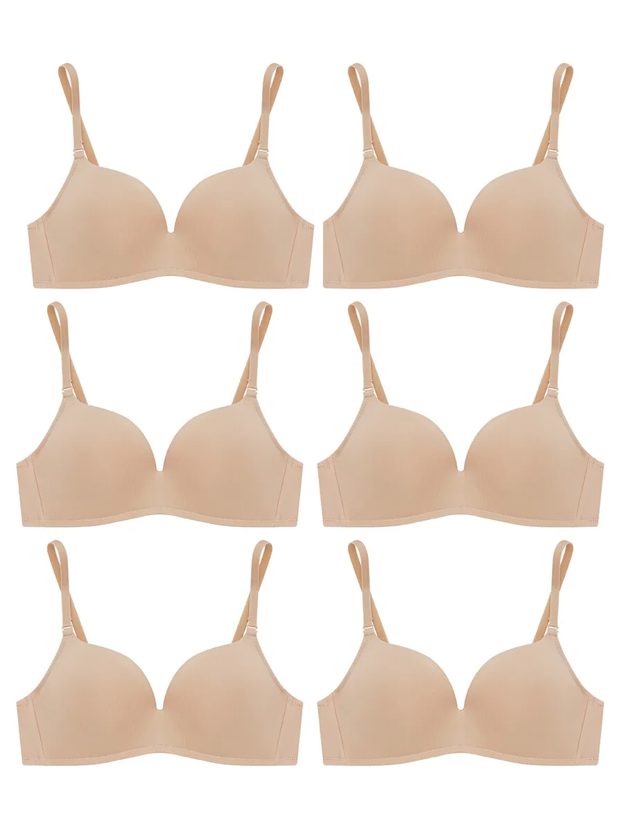SABINA [Pack 6 Piece] Bra Doomm Doomm Collection - Sand Size - A30