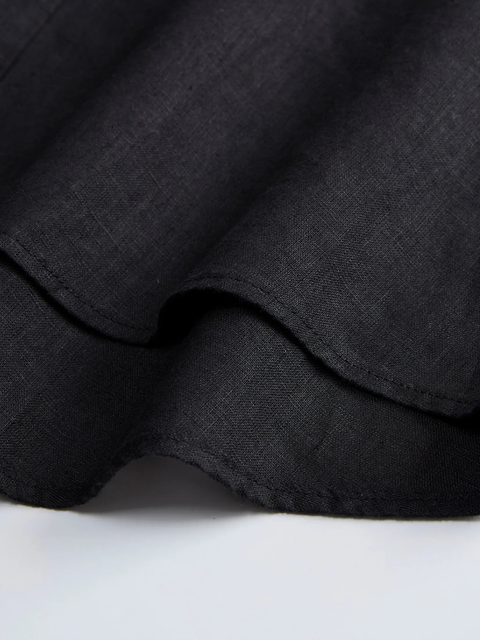 GIORDANO Men s Online Exclusive Regular Poplin Linen Shirt (Korea) Black