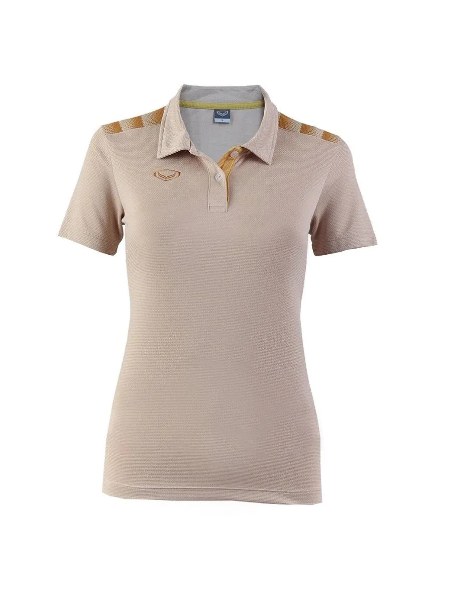 GRAND SPORT Brown Women Polo Shirt (012794)