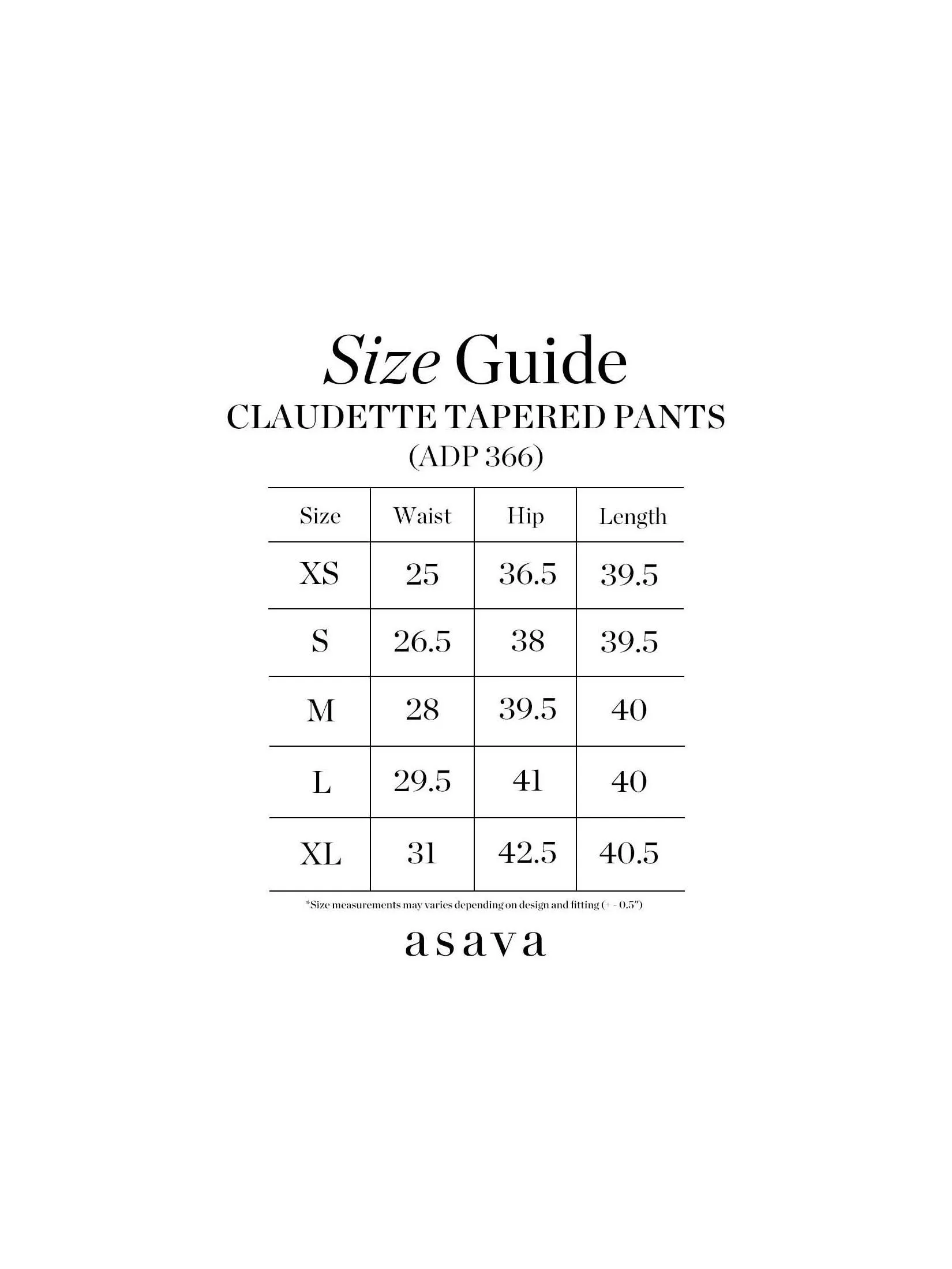 ASAVA (AW24 )Claudette Tapered Women Pants White