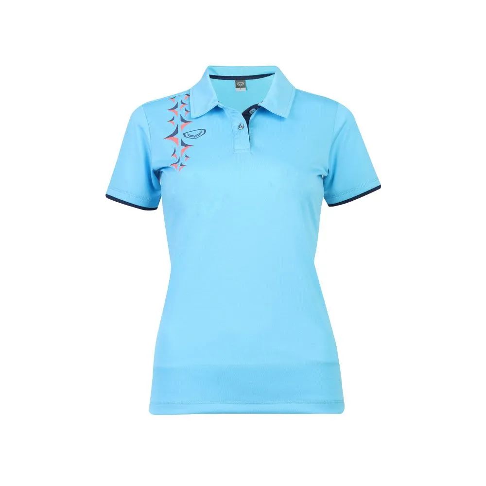 GRAND SPORT Light blue Women's polo shirt (012792)