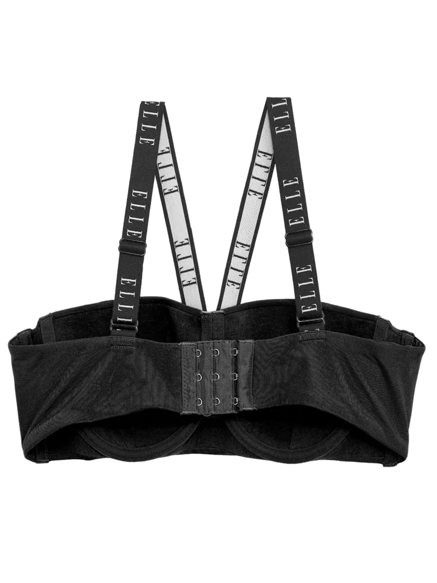 ELLE LINGERIE BRASSIERE MOULDED BRA LB4615BL BLACK