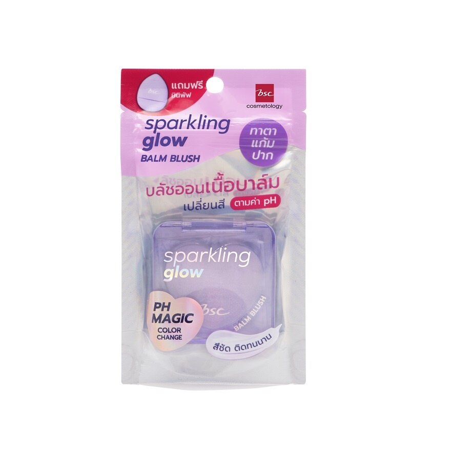 BSC Sparkling Glow Balm Blush 3.7g. - Pink
