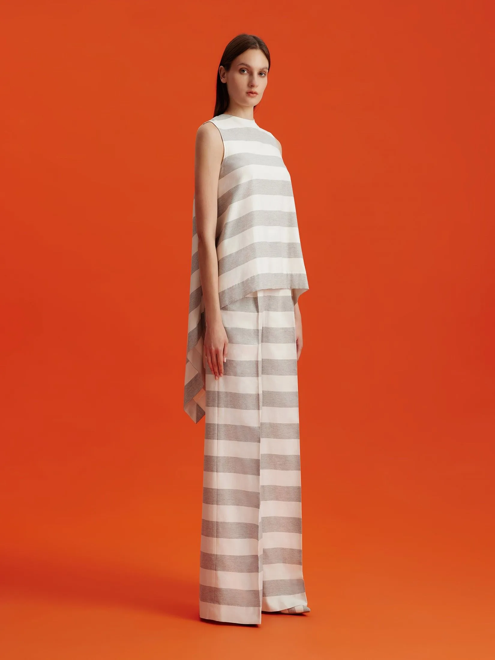 ASAVA (AW24 )Avianna Women Classic Pants Grey