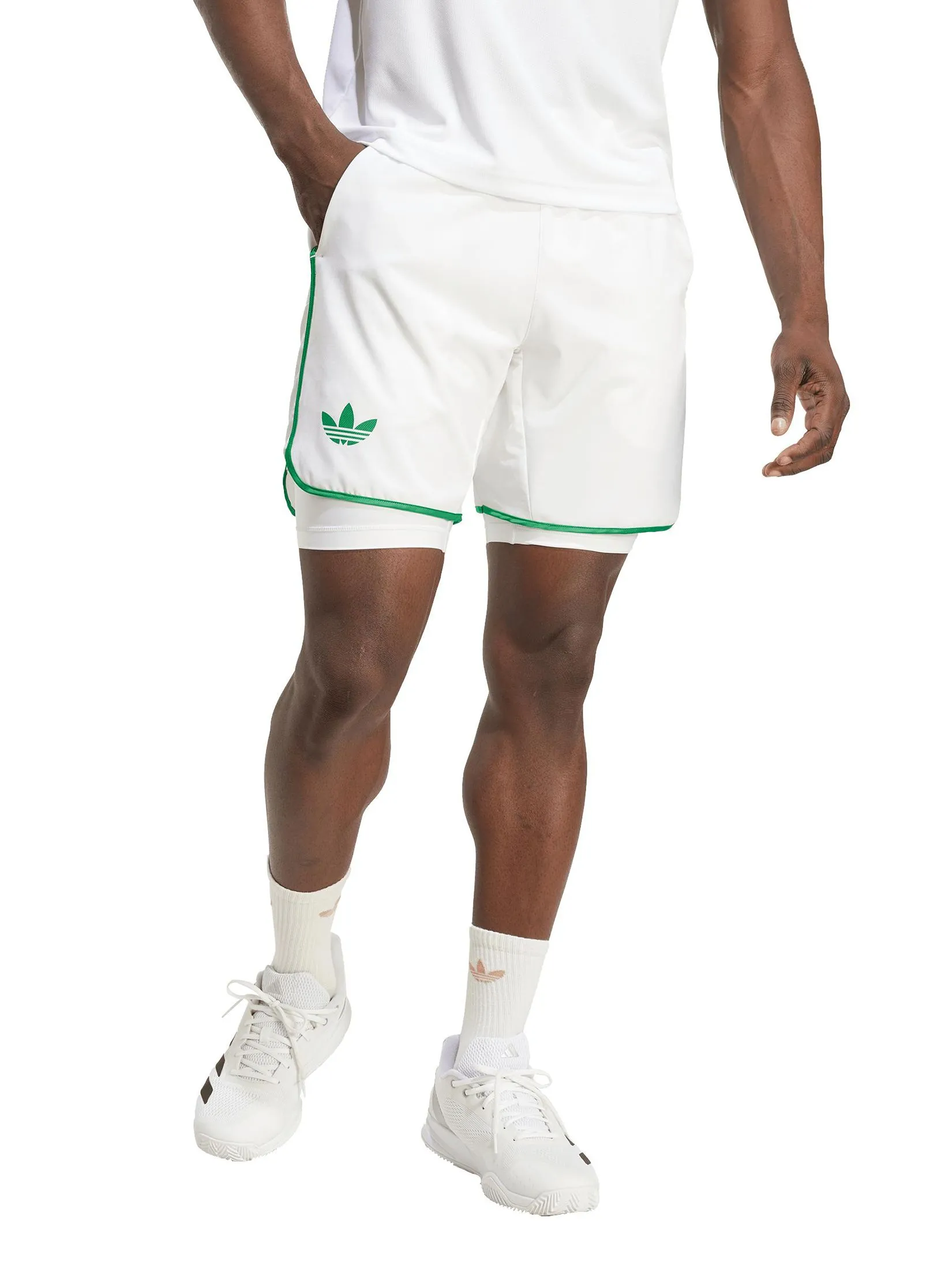 ADIDAS Men Tennis Shorts Climacool Set JN0786 White