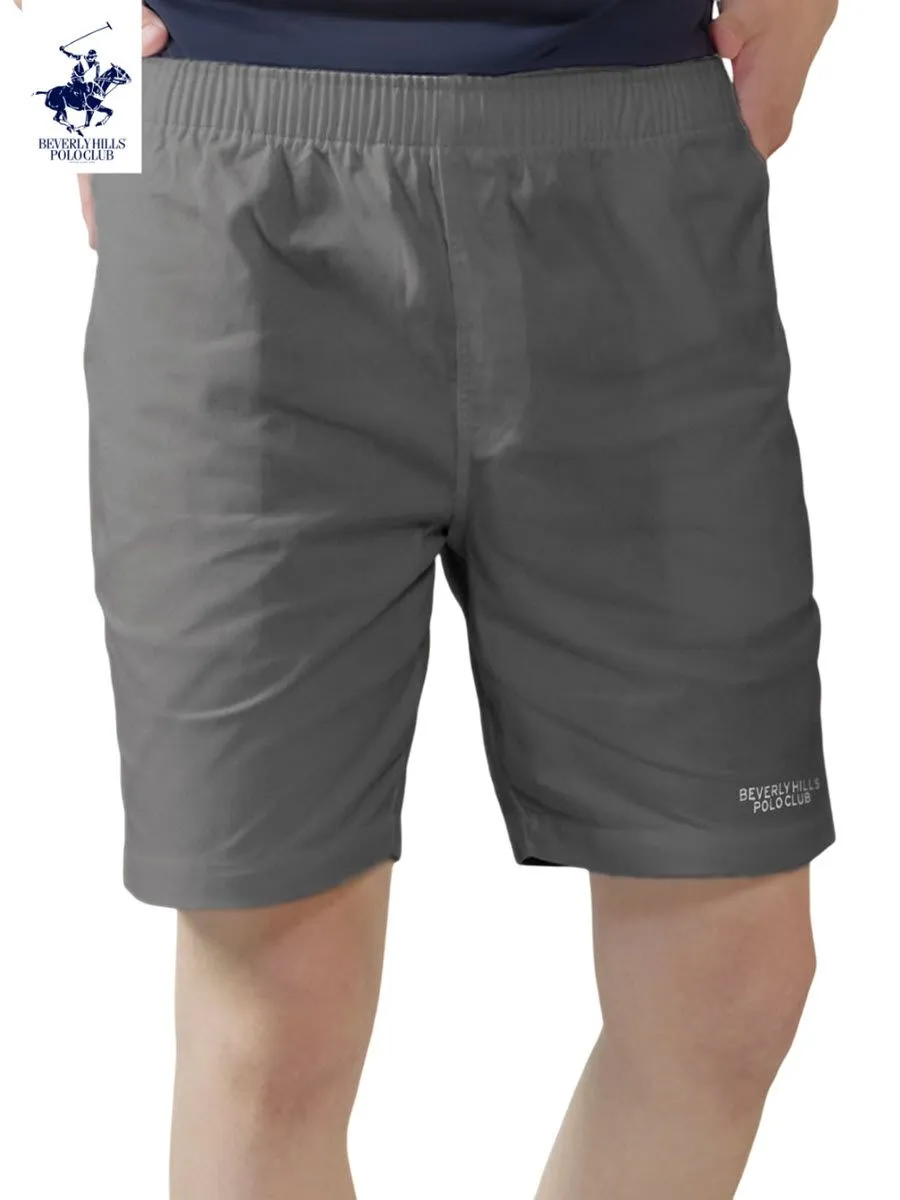 BEVERLY HILLS POLO CLUB Grey Men Easy Shorts Model BS2G034 Size - L
