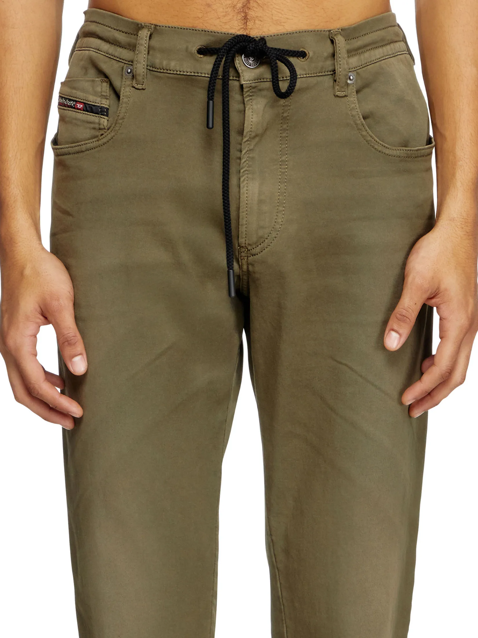 DIESEL Men Jeans Pants 2062 D-STRUKT-B JOGG Sweat jea Deep green