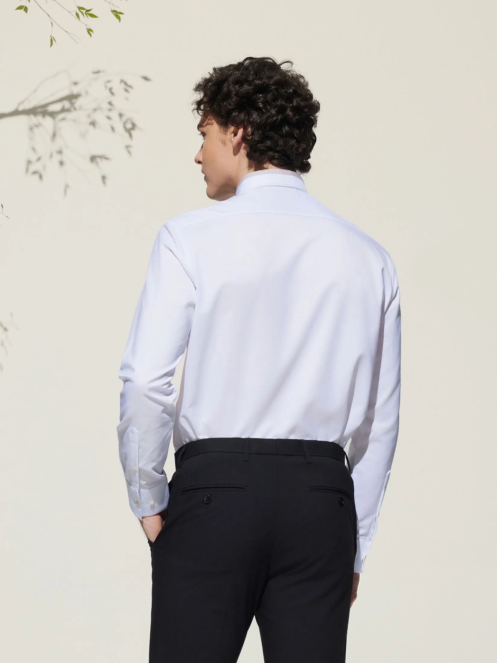 G2000 Men Clothing Non-Iron Dry Texture Shirt  Smart Fit - 5112338200 - White