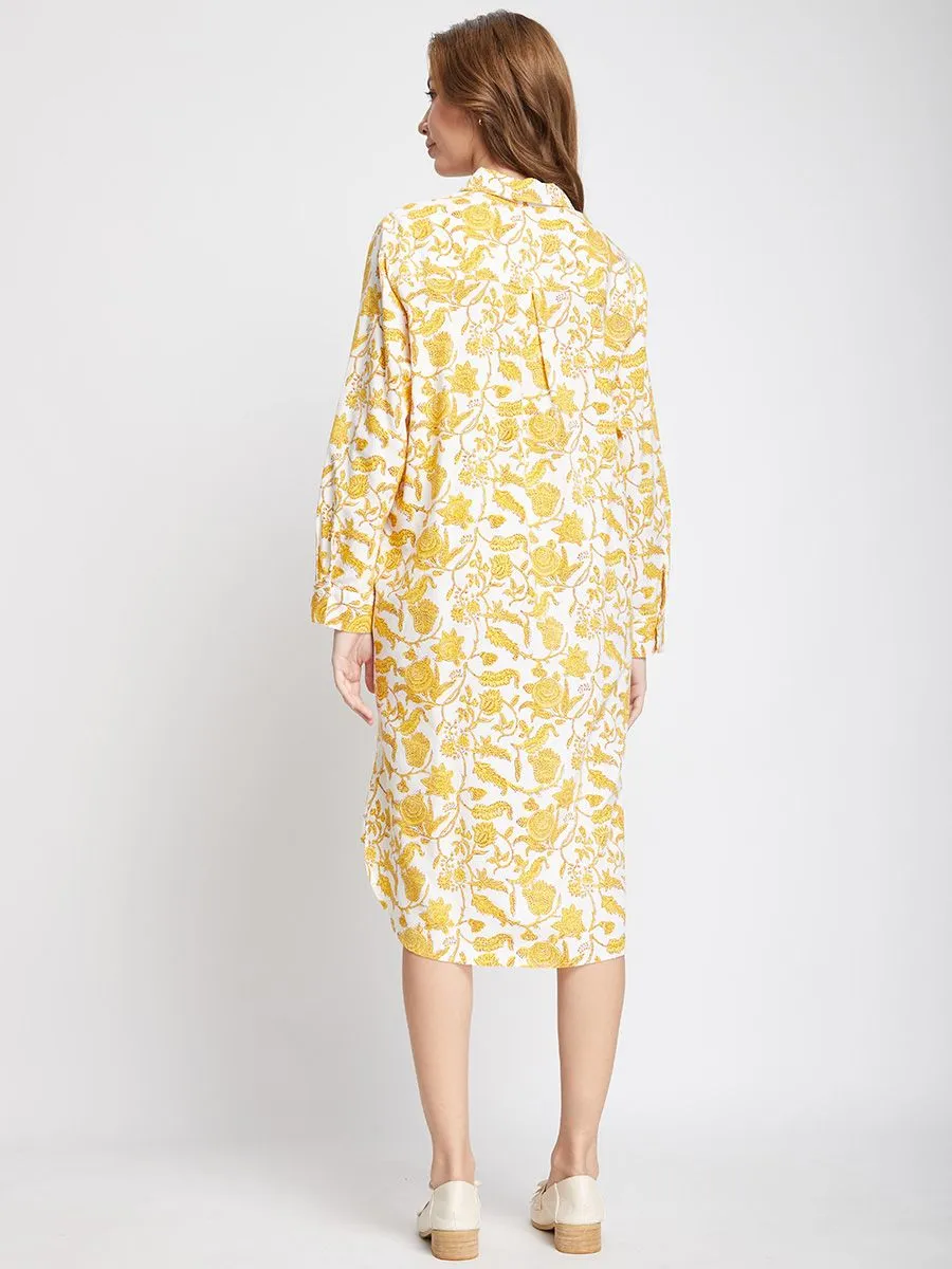 ALUMNUS Women Dress Long Sleeves Printed