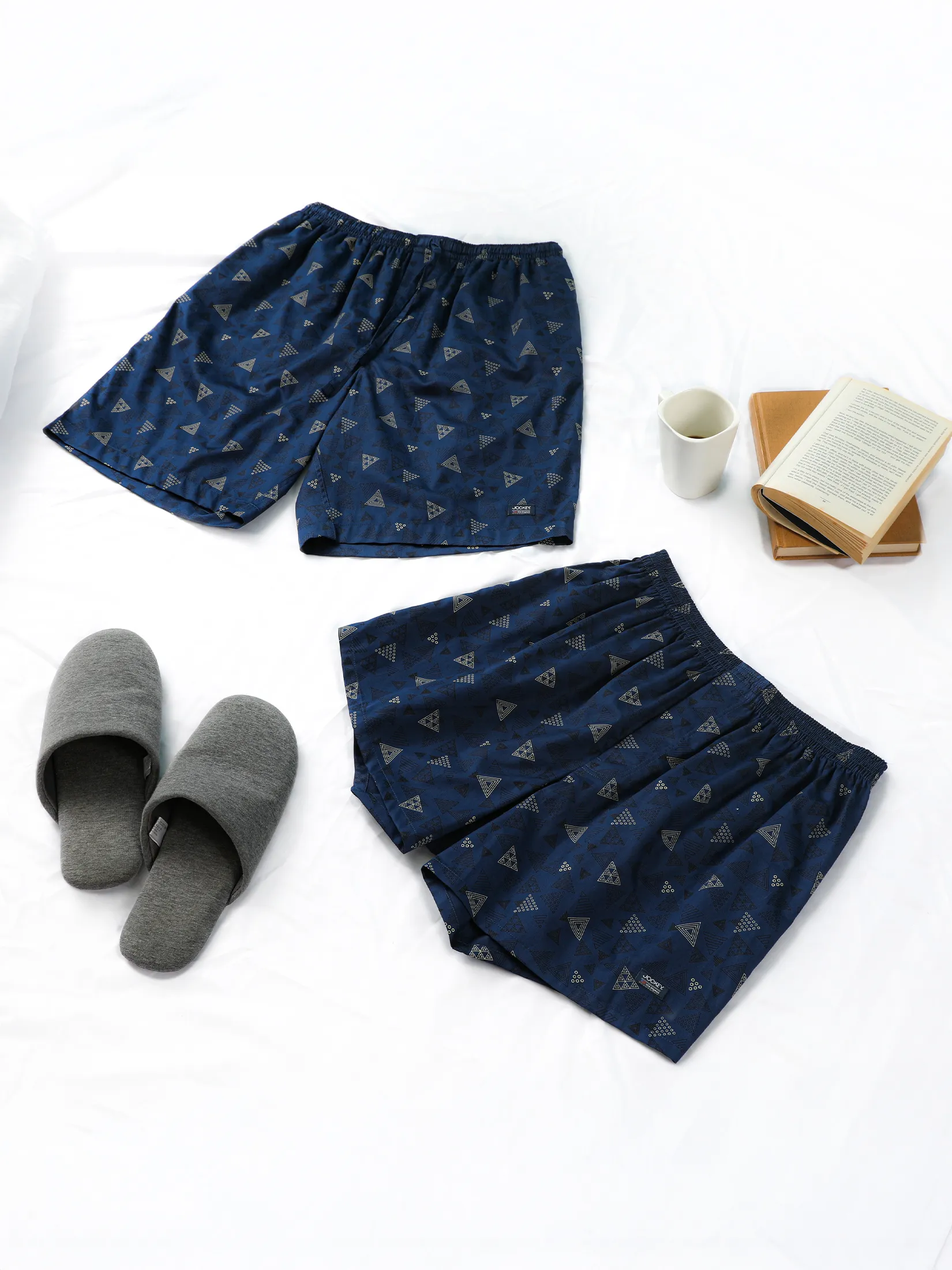 JOCKEY UNDERWEAR Men s SLEEPWEAR BOXER NAVY