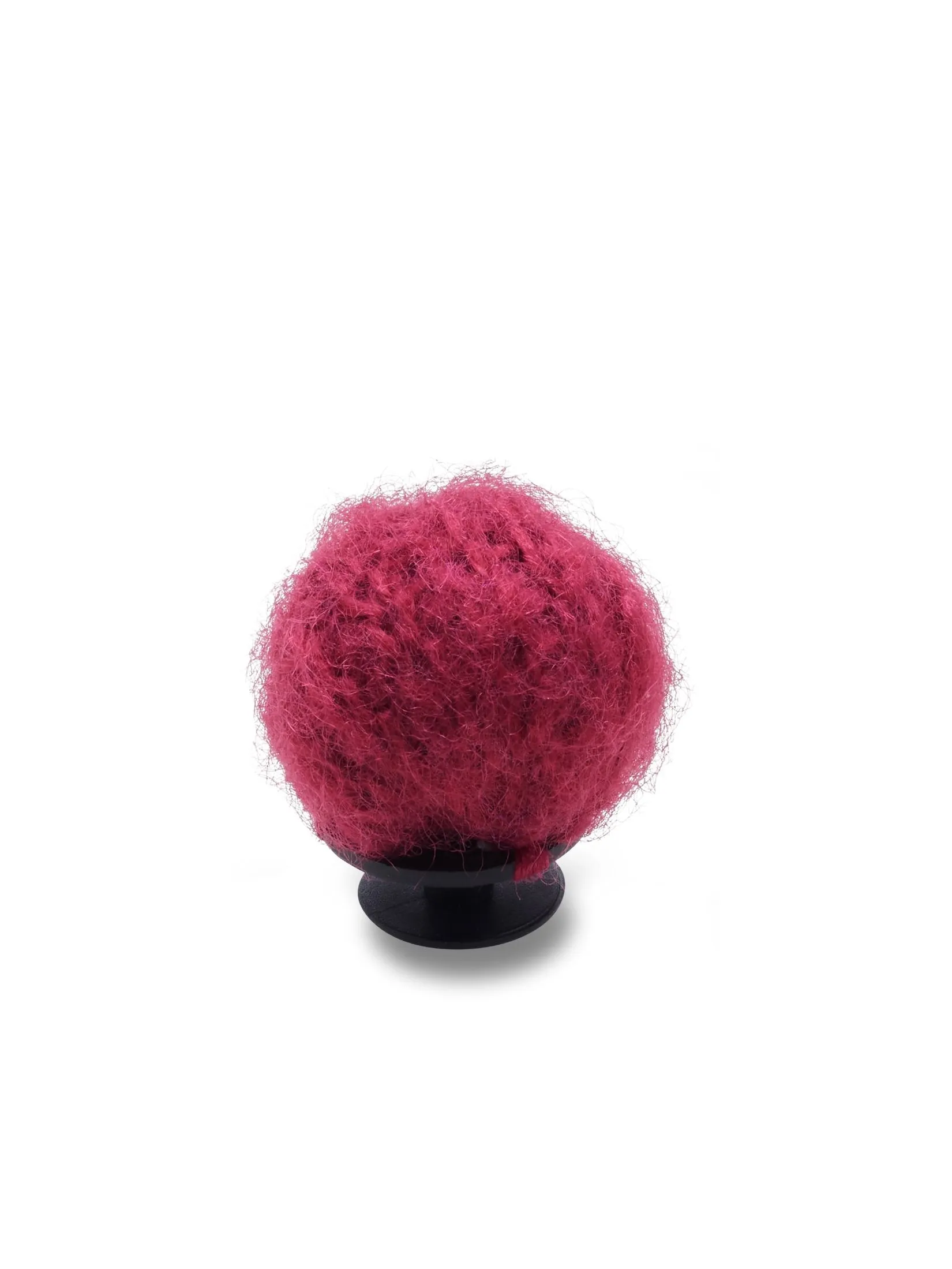 CROCS JIBBITZ™ MAGENTA FAUX MOHAIR PUFF