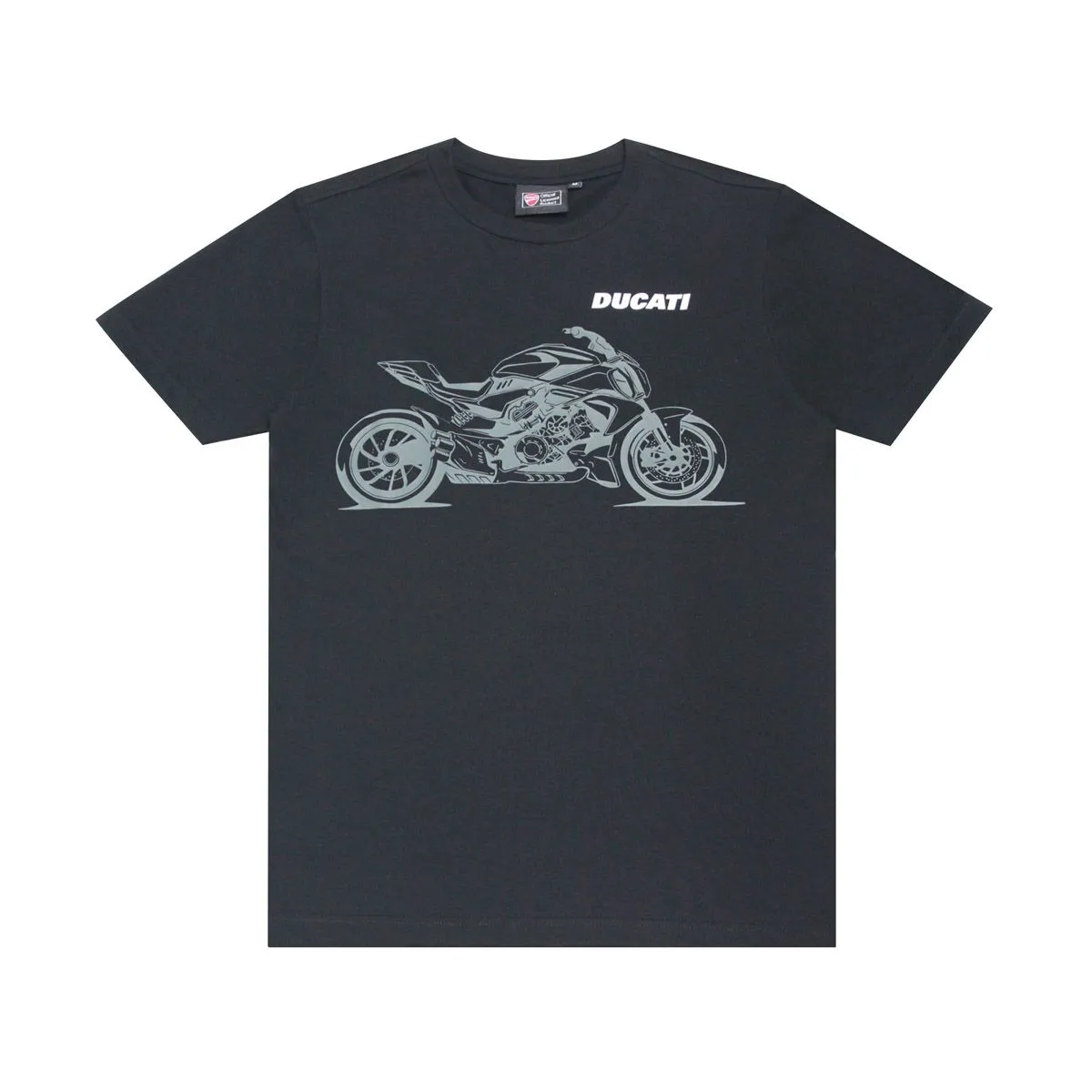 DUCATI Black T-shirt for men DCT52 054 Size - M