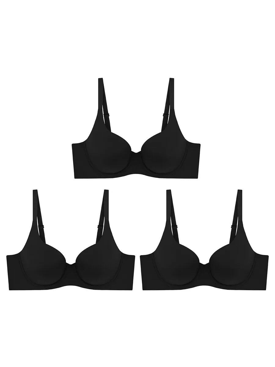SABINA [Pack 3 Piece] Bra Wire Perfect Bra Collection - Black