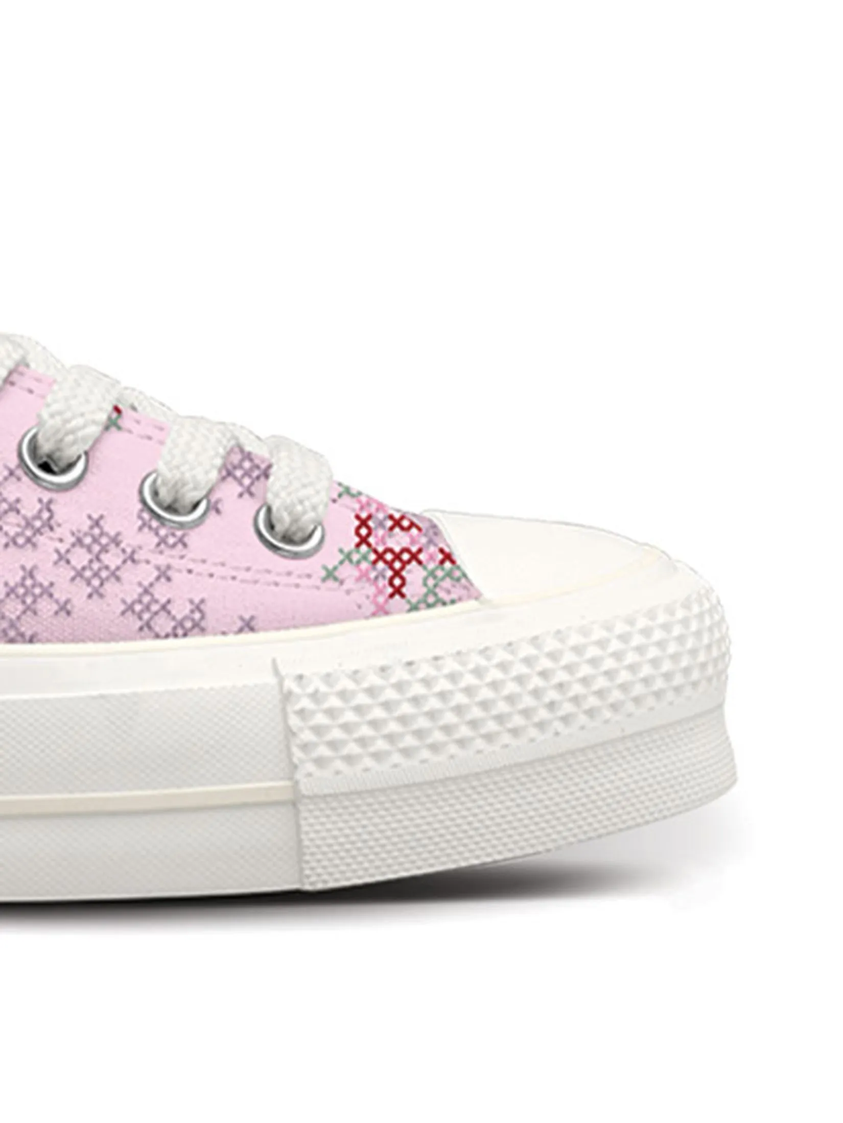 CONVERSE Women Sneakers Ctas Lift Spring Refresh: Floral Ox Pink Summit Pink/Vintage White/Egret