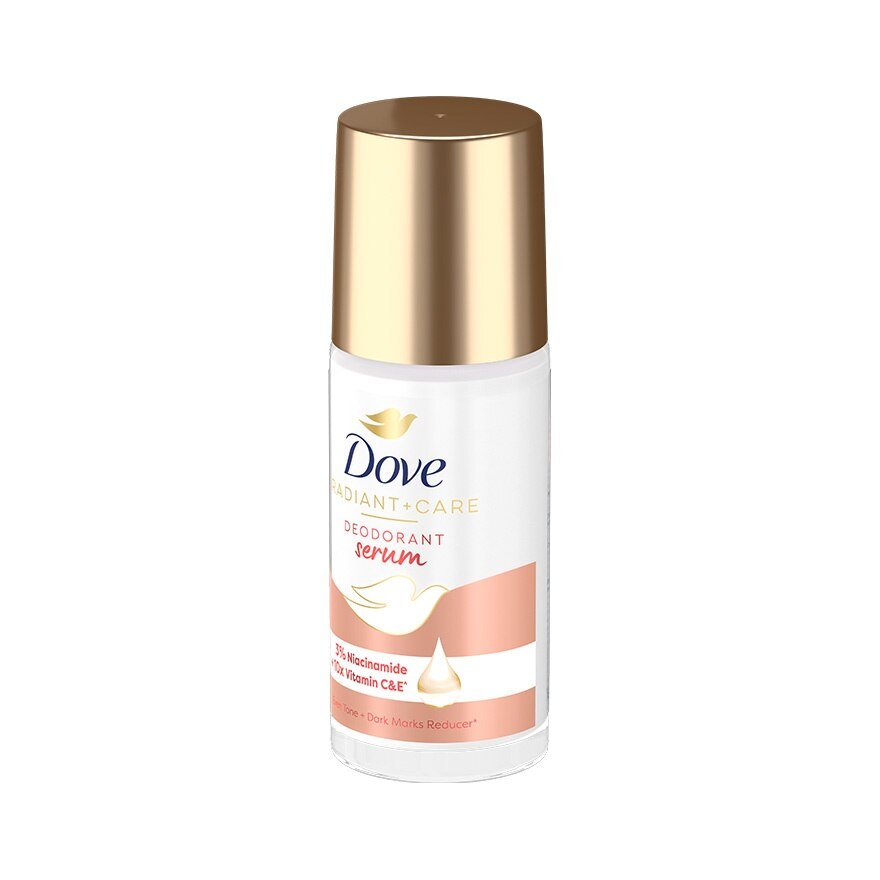 Dove Radiant + Care Deodorant Serum Roll-On 3 Niacinamide +10X Vitamin C  E 45 Ml.