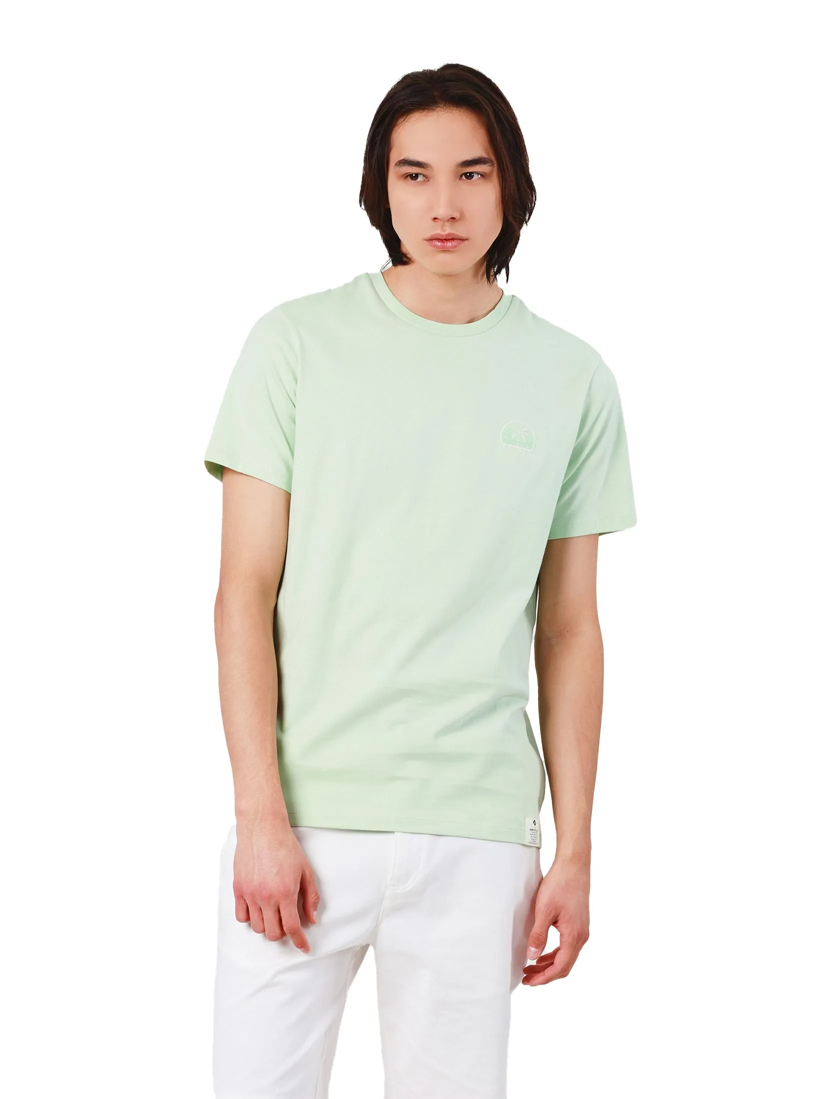 JOHN HENRY Men's T-Shirts (Slim Fit) Rejuvenate Vacation Green