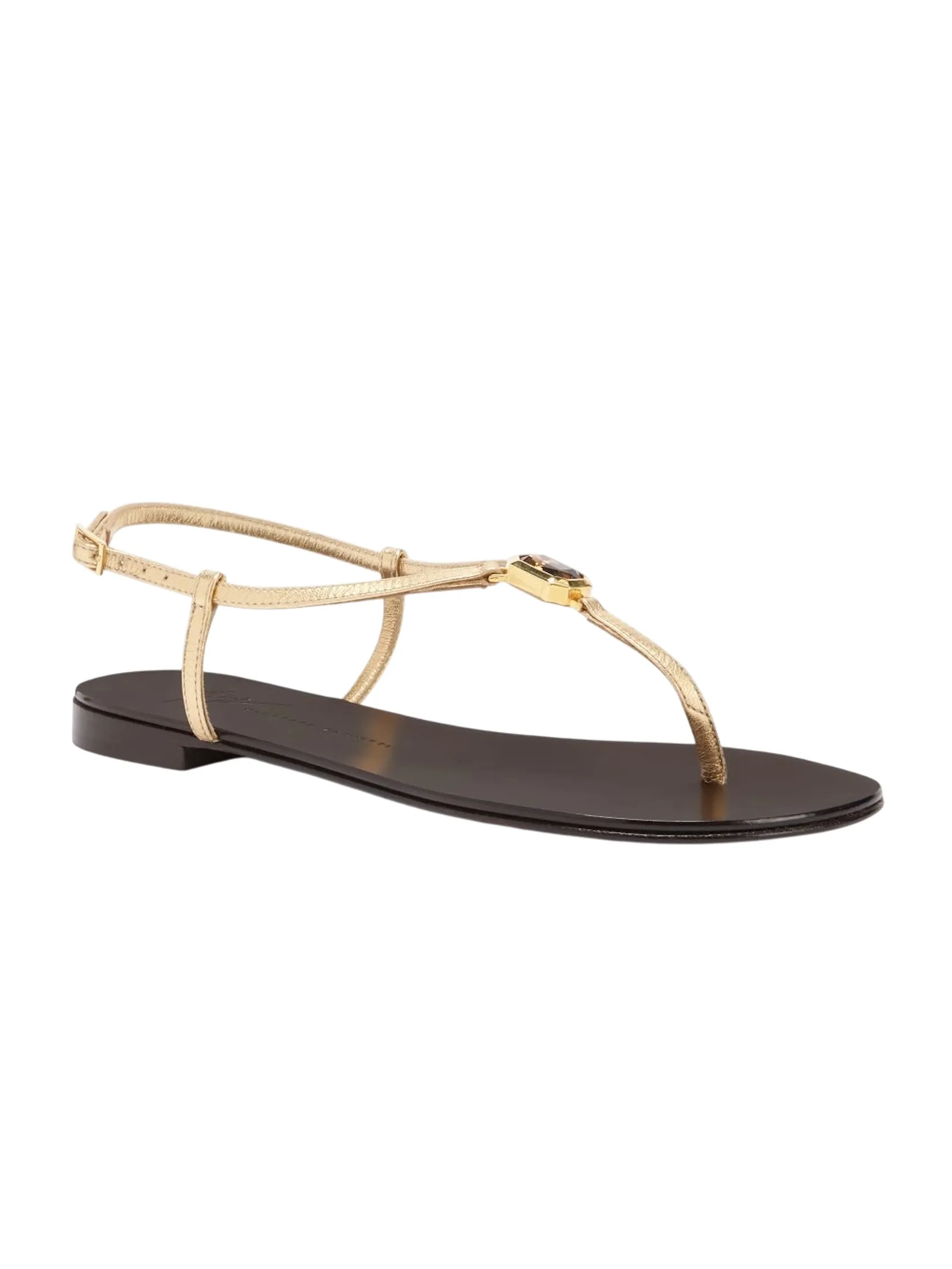 GIUSEPPE ZANOTTI Women Sandals THE CAMELIEE FLAT ORO