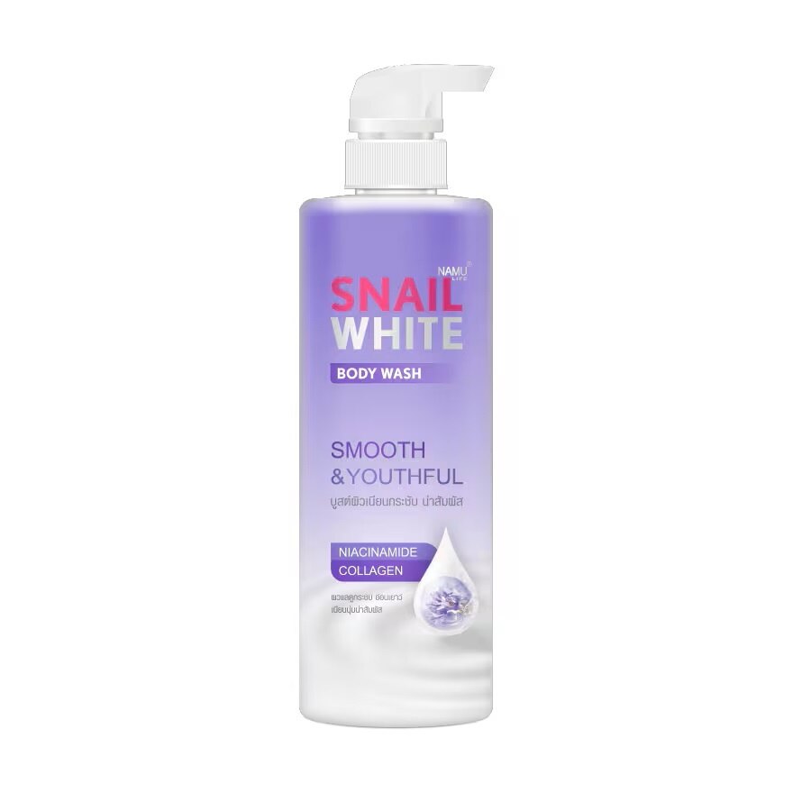 Namu Life Snailwhite Body Wash Smooth  Youthful 500 Ml.