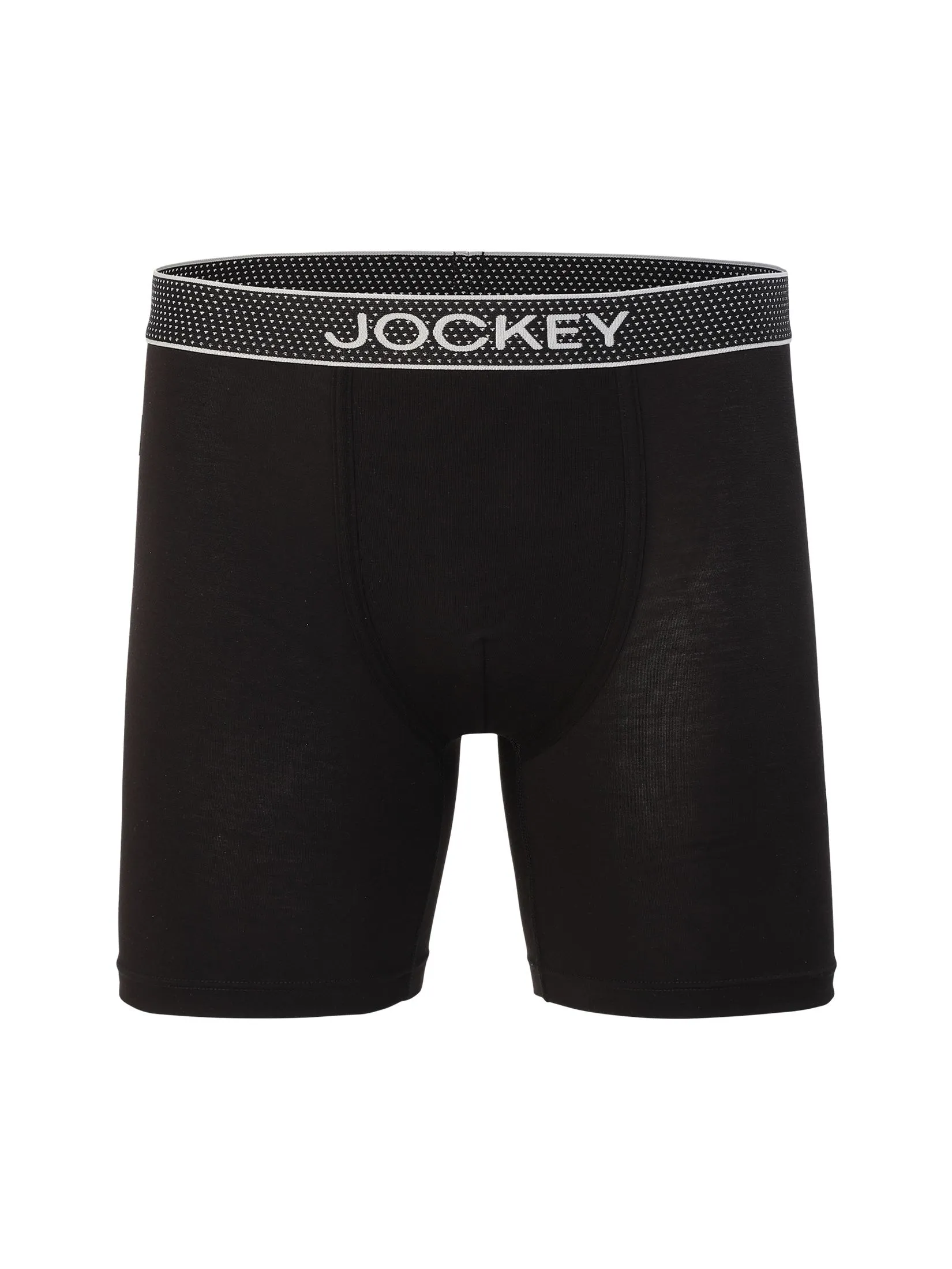 JOCKEY UNDERWEAR Men's EXTRA DRY BOXER TRUNK BLACK Size - M