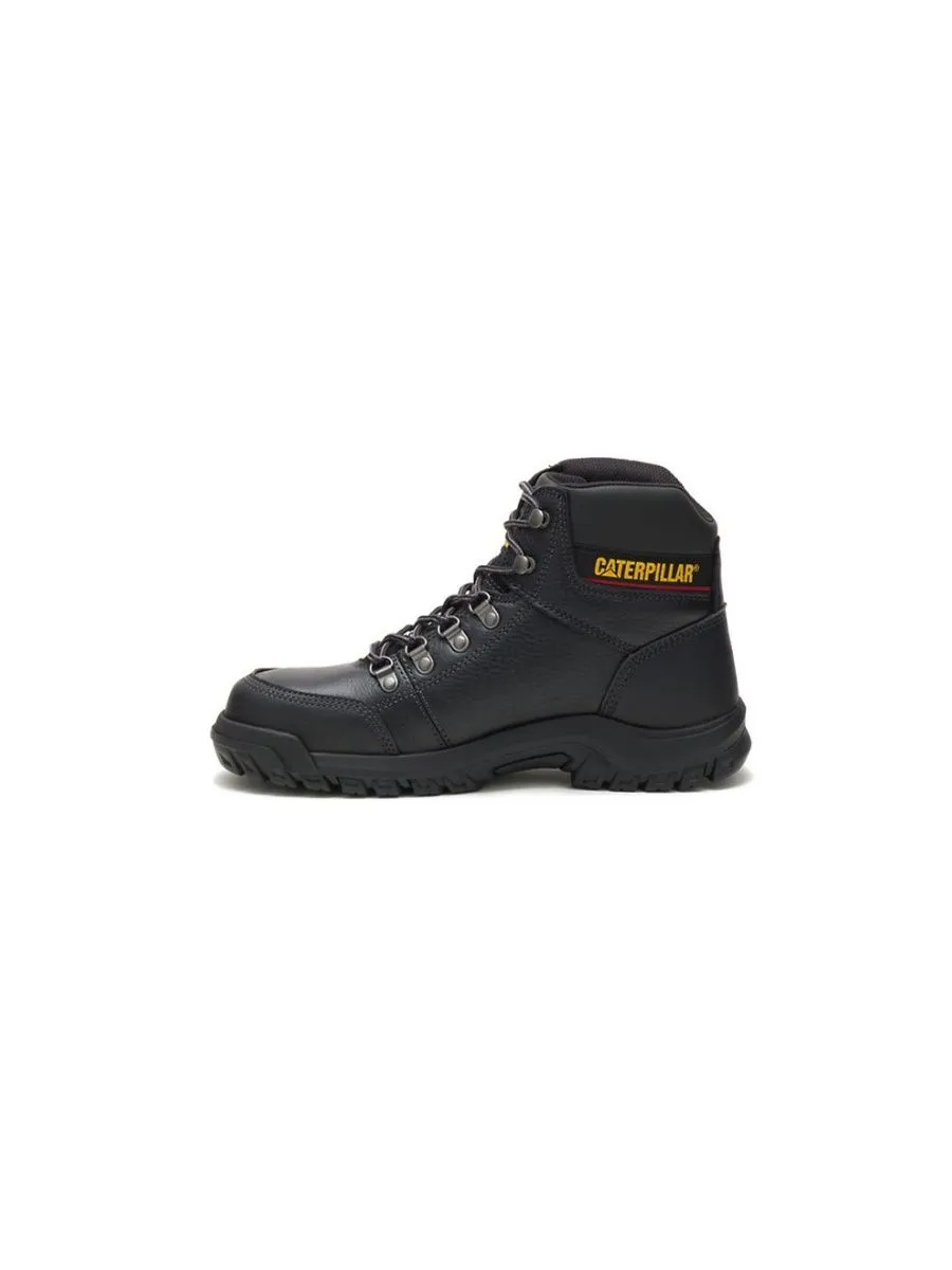 CATERPILLAR BLACK Men's OUTLINE Steel Toe Work Boot