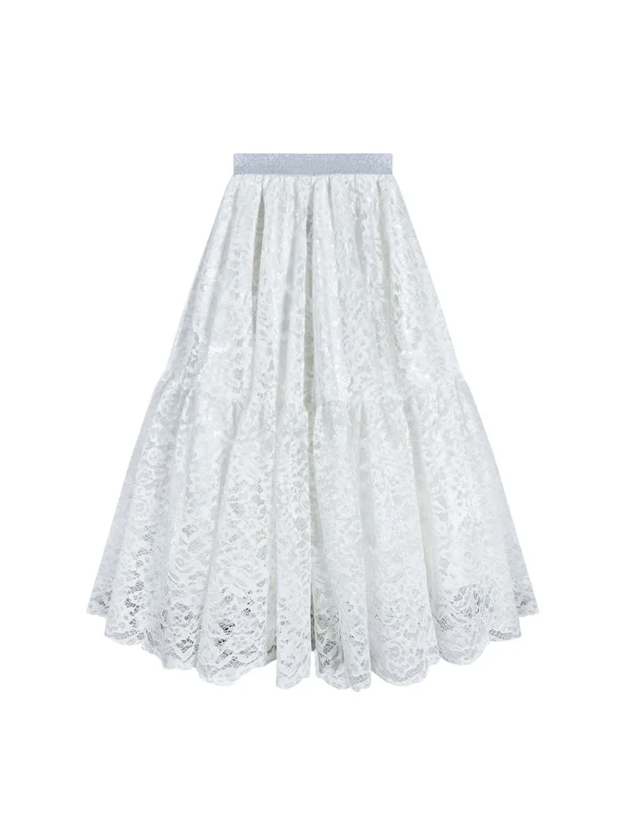 ICONIC WOMAN WHITE THAI ARUN SKIRT