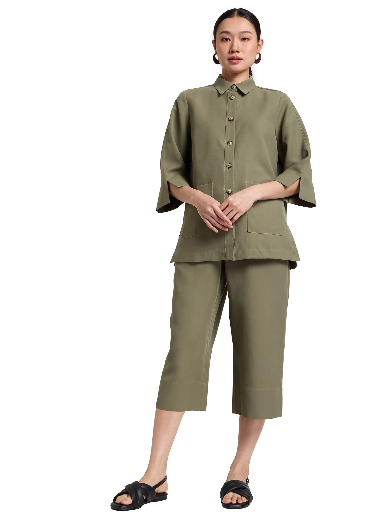 SIMPLICITY Women Pants Crop