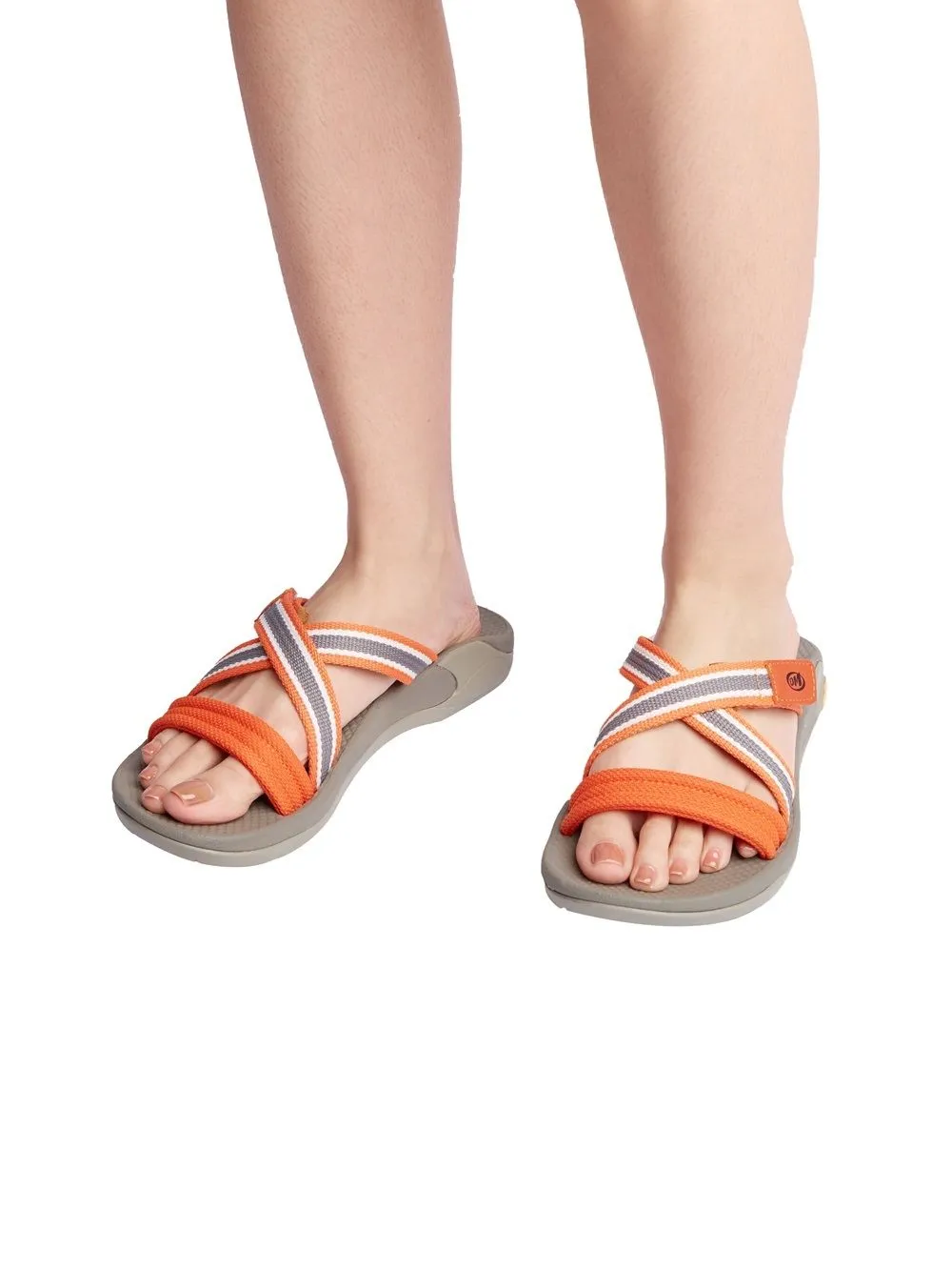 DORTMUEND Orange-Multi - The Orthotics Sandals CC212-3345