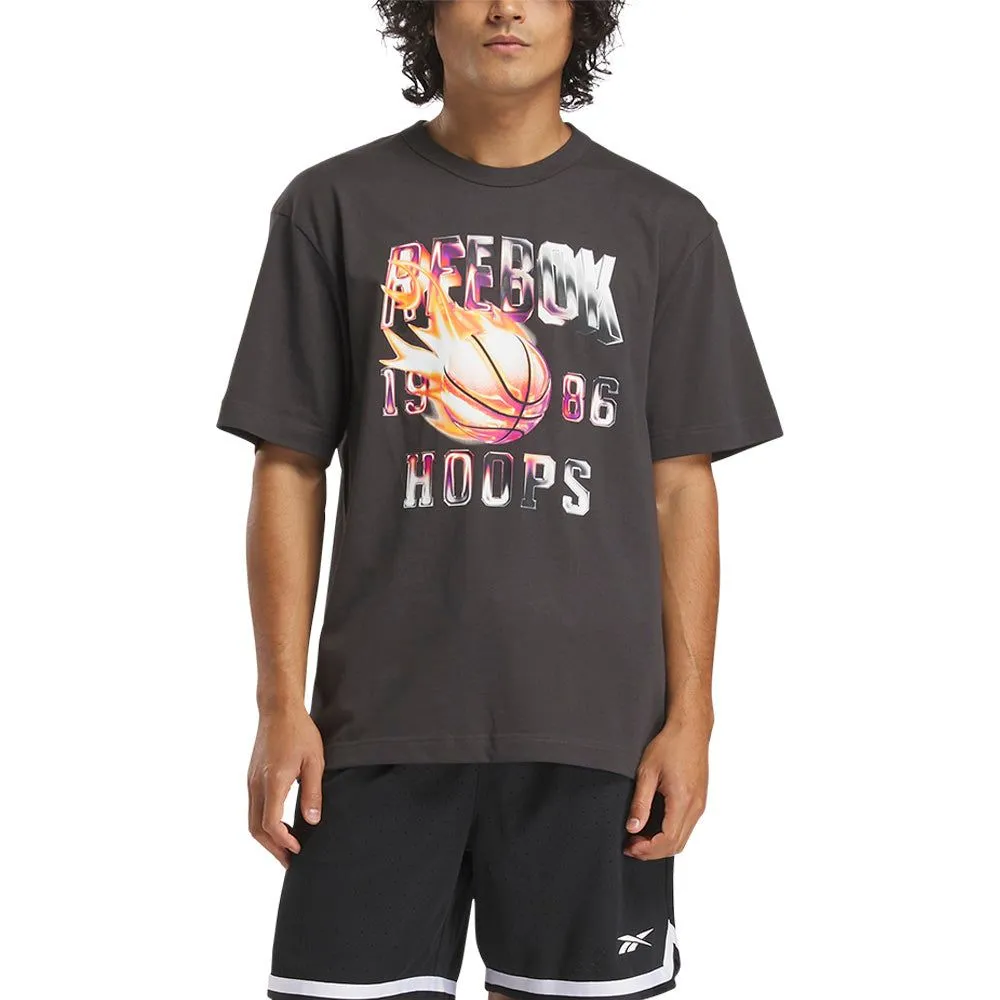 REEBOK Men T-Shirt Basketball On Fire Black - RE099AP155EHTH