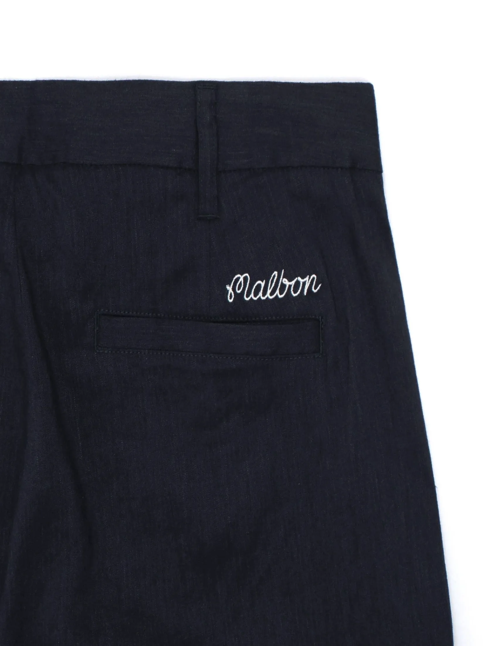 MALBON GOLF YACHT CLUB LINEN GENTLEMENS PANTS IN NAVY