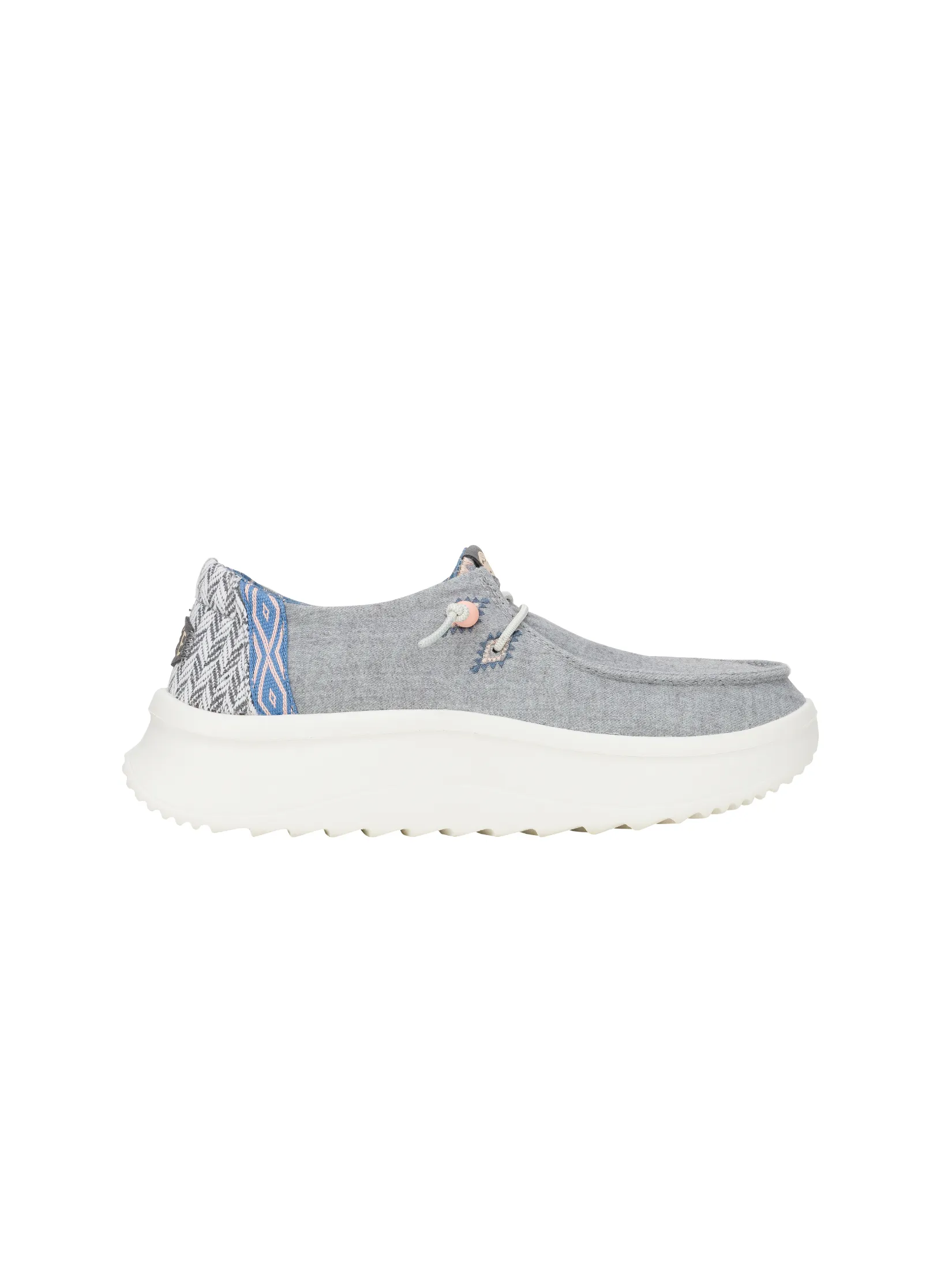 HEYDUDE WENDY PEAK CHAMBRAY WOVEN - GREY