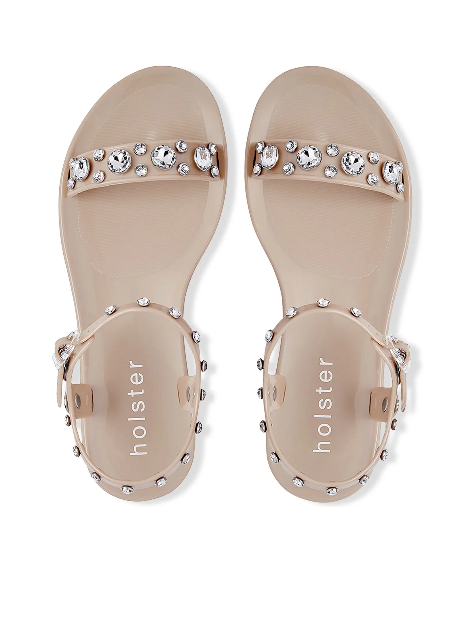 HOLSTER Women Sandals Glitz Solid Champagne