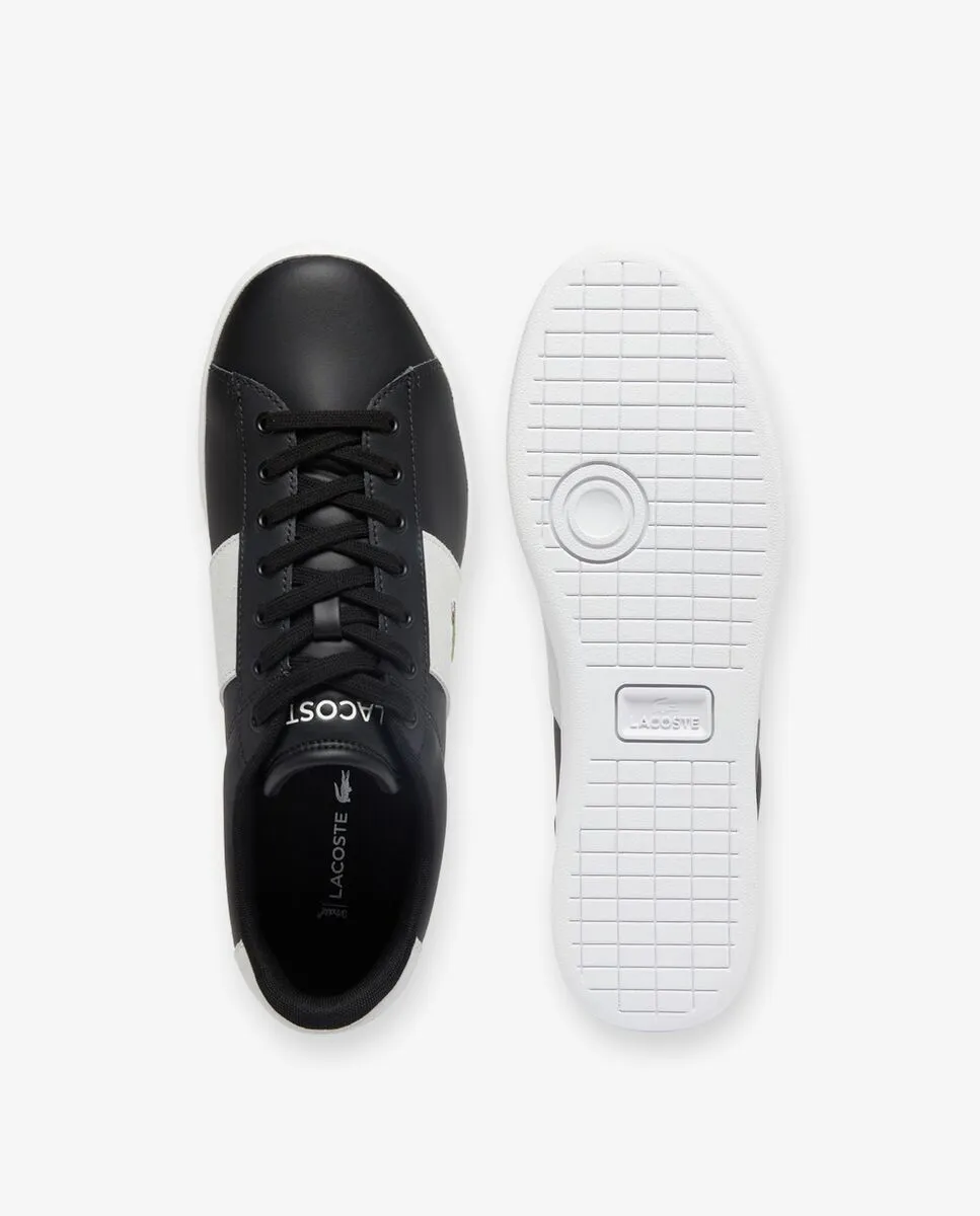LACOSTE Men’s Carnaby Set CGR Bar Leather Sneakers Black