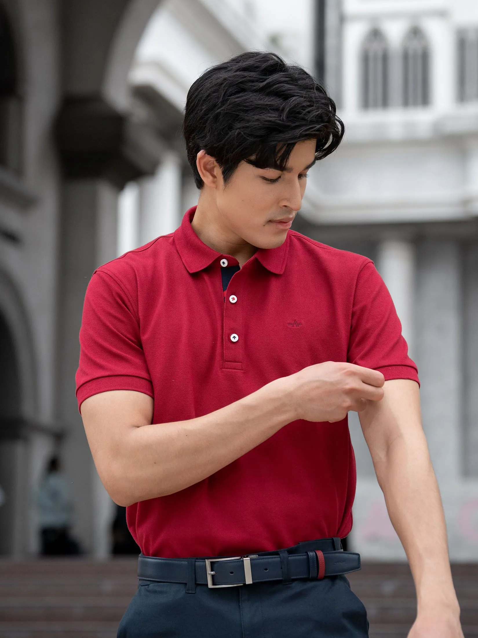 ARROW Polo shirt Smart style MPCM872-MR red